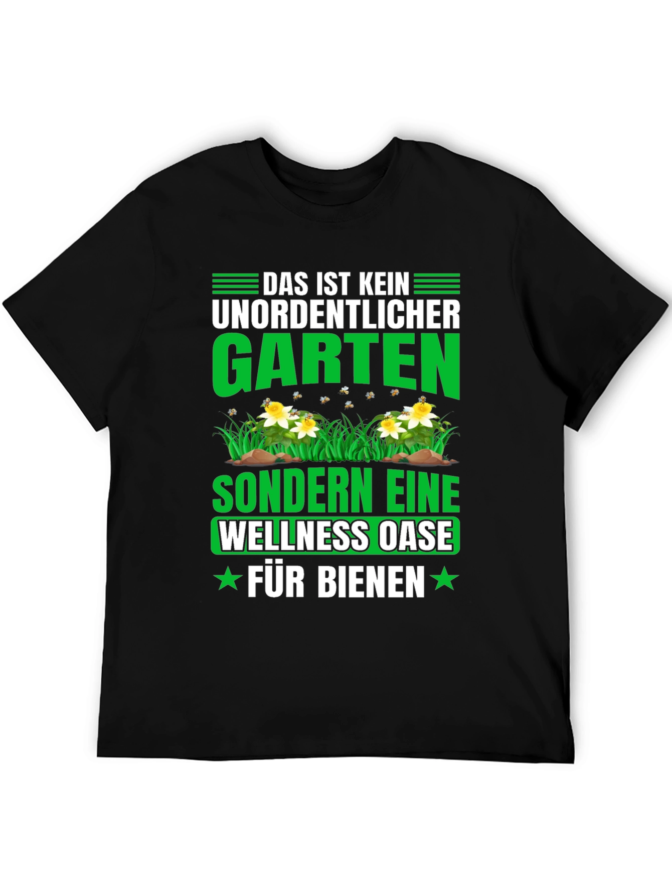 Funny Gardening T-Shirt: Wellness Oase Fur Bienen