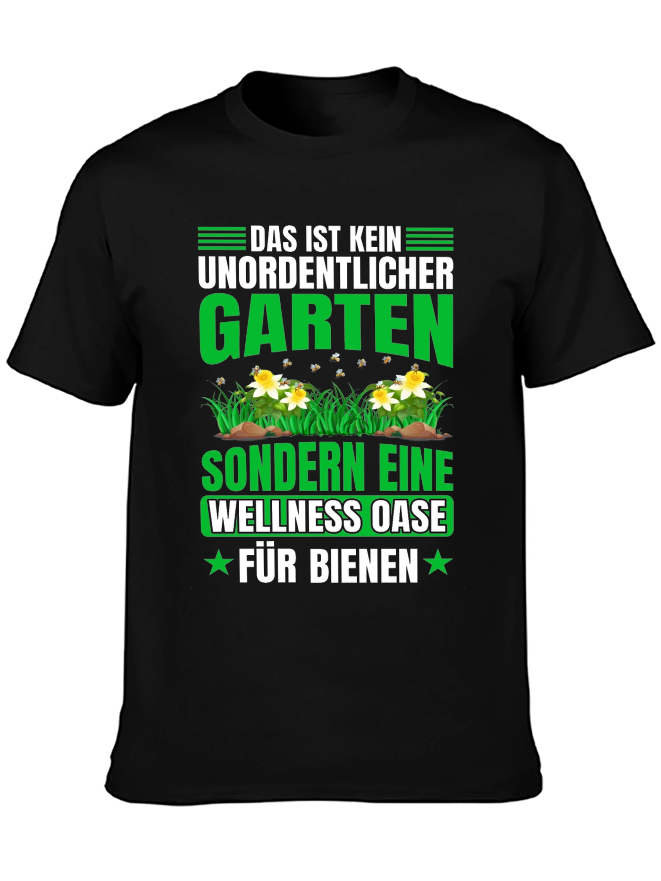 Funny Gardening T-Shirt: Wellness Oase Fur Bienen