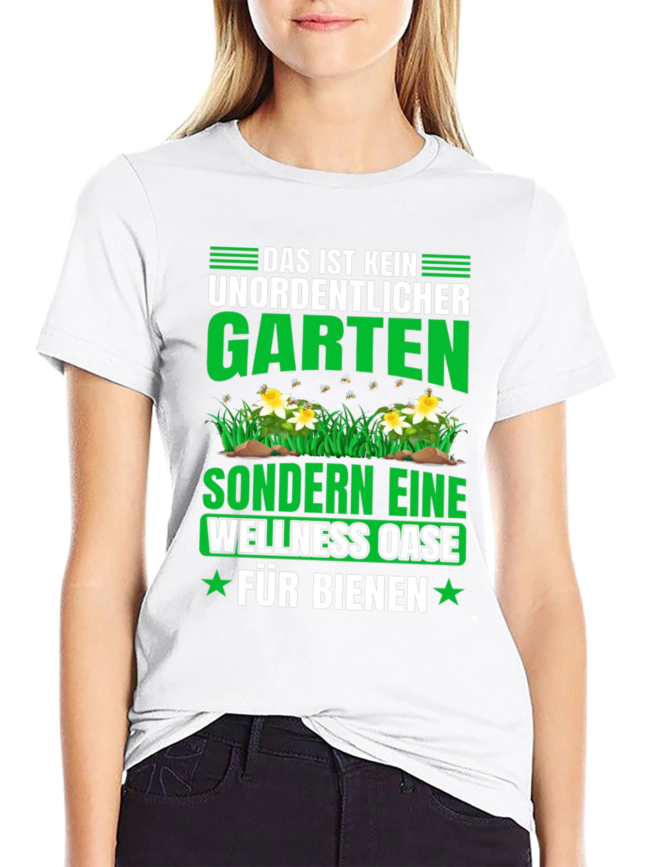 Funny Gardening T-Shirt: Wellness Oase Fur Bienen
