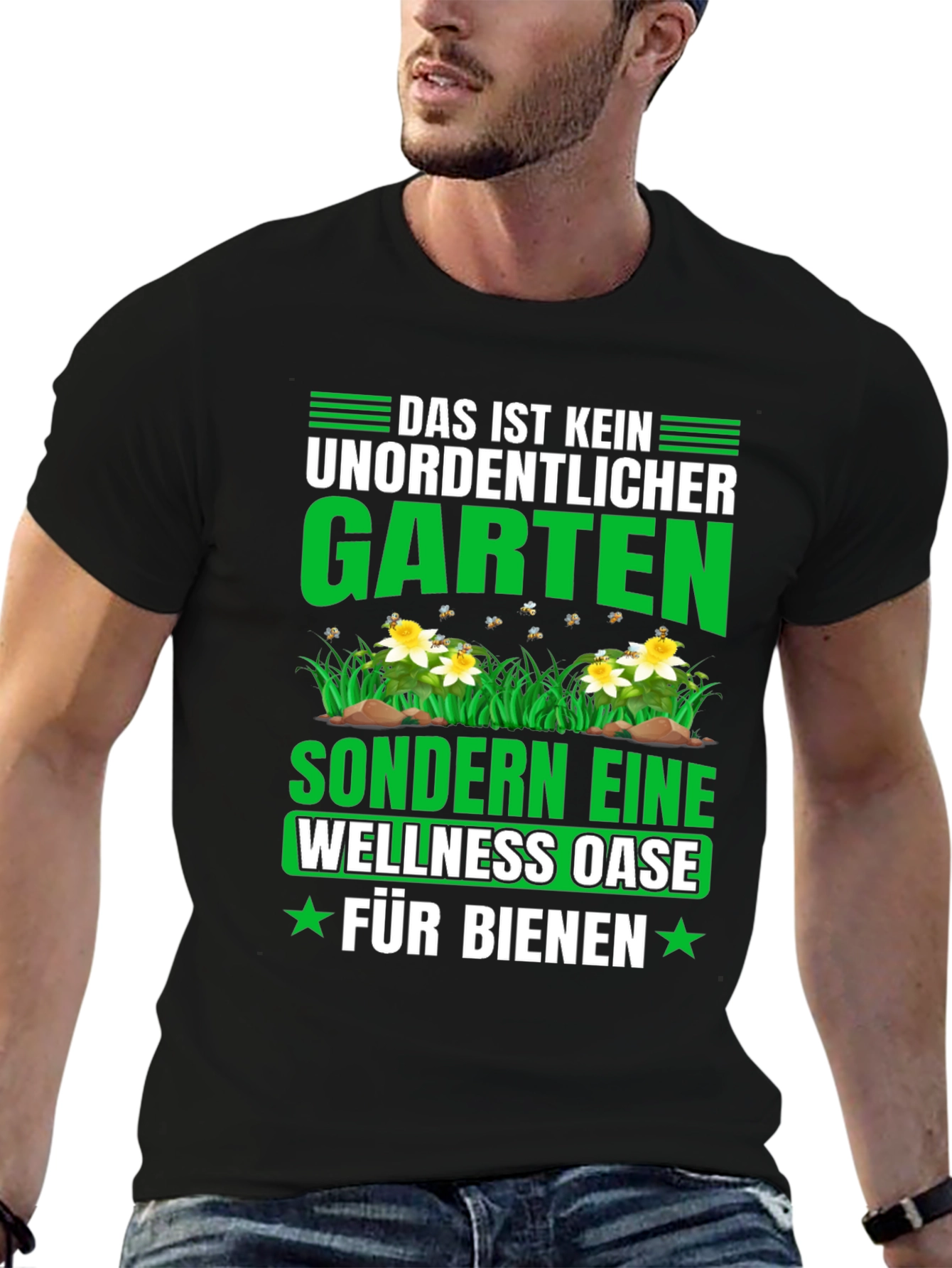 Funny Gardening T-Shirt: Wellness Oase Fur Bienen