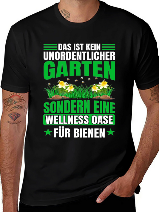 Funny Gardening T-Shirt: Wellness Oase Fur Bienen