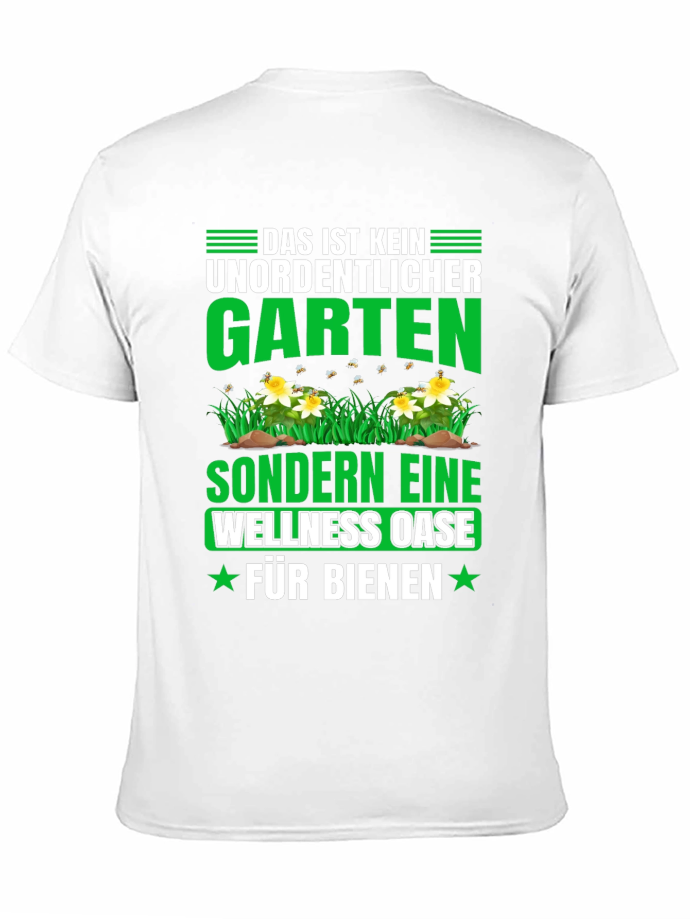 Funny Gardening T-Shirt: Wellness Oase Fur Bienen