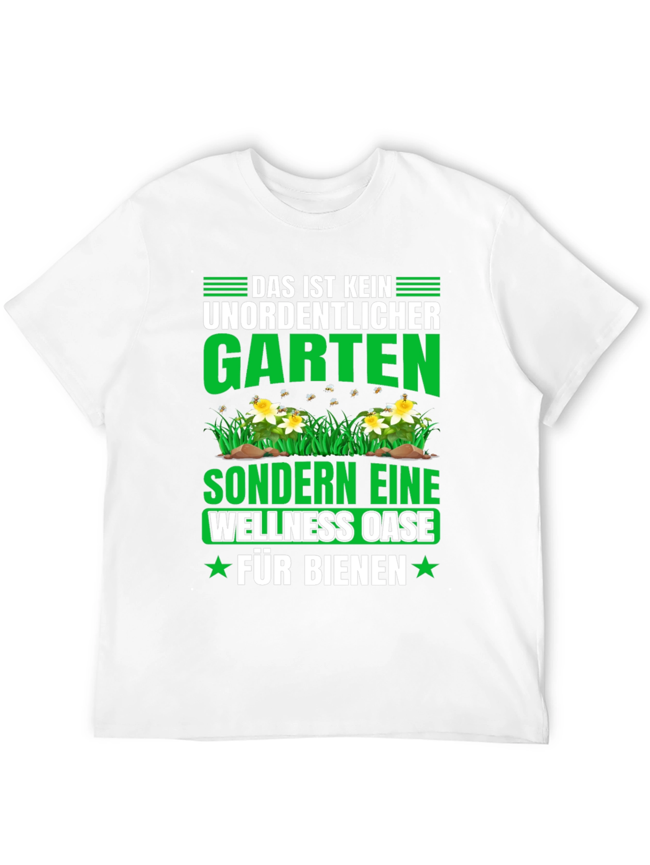 Funny Gardening T-Shirt: Wellness Oase Fur Bienen