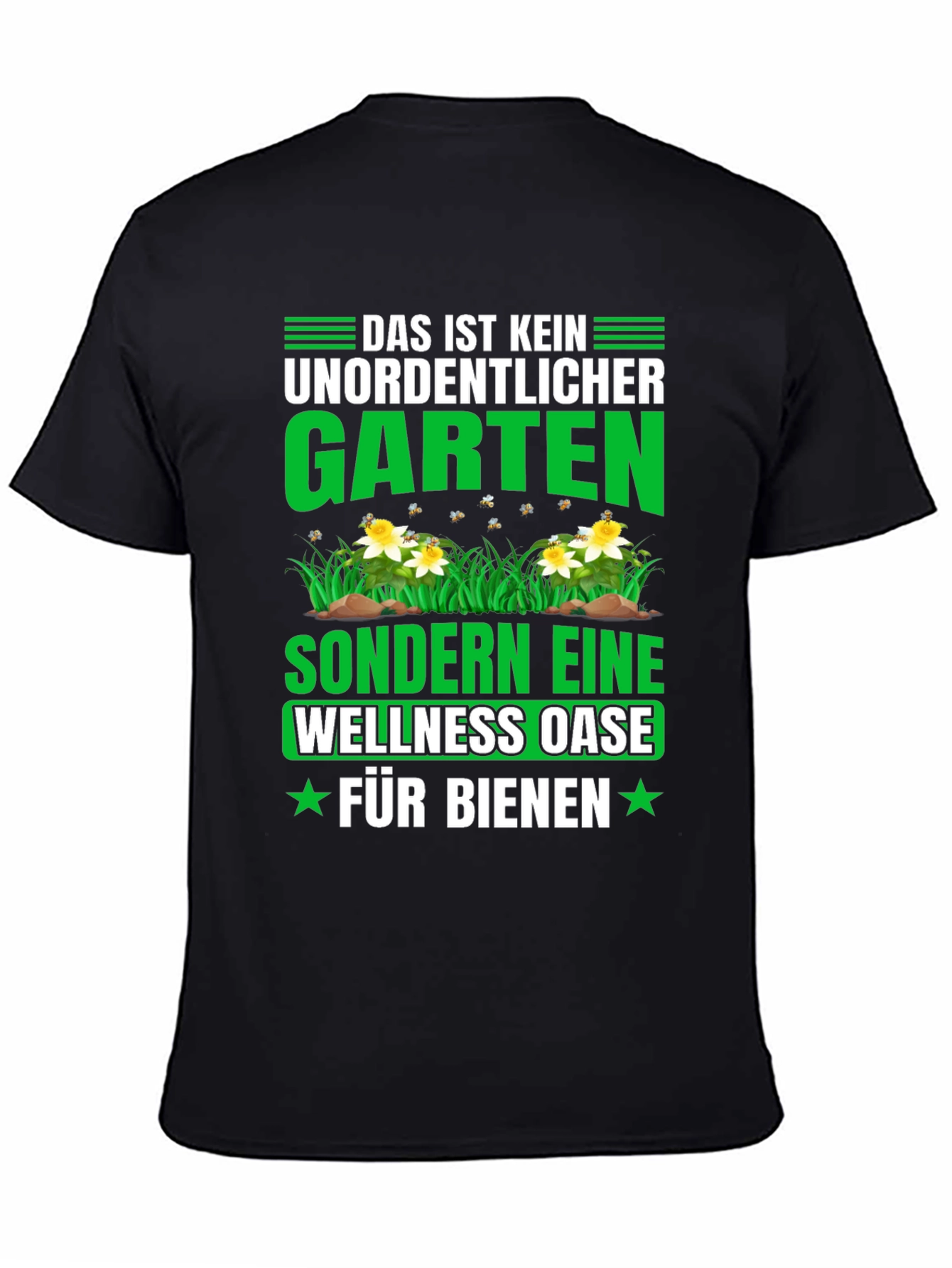 Funny Gardening T-Shirt: Wellness Oase Fur Bienen