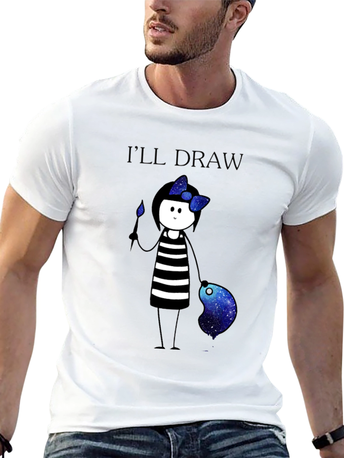 Whimsical Artist Graphic T-Shirt