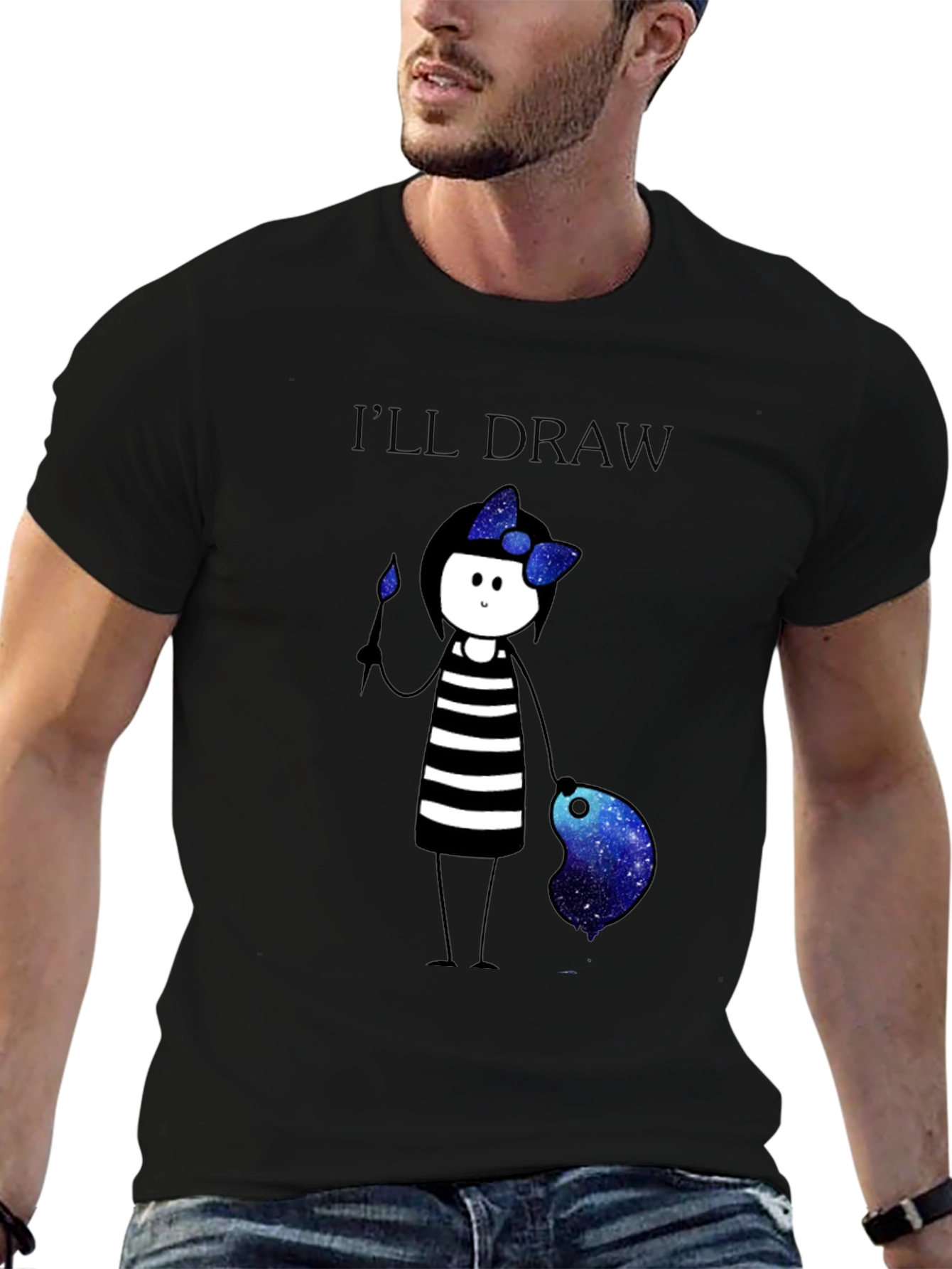 Whimsical Artist Graphic T-Shirt
