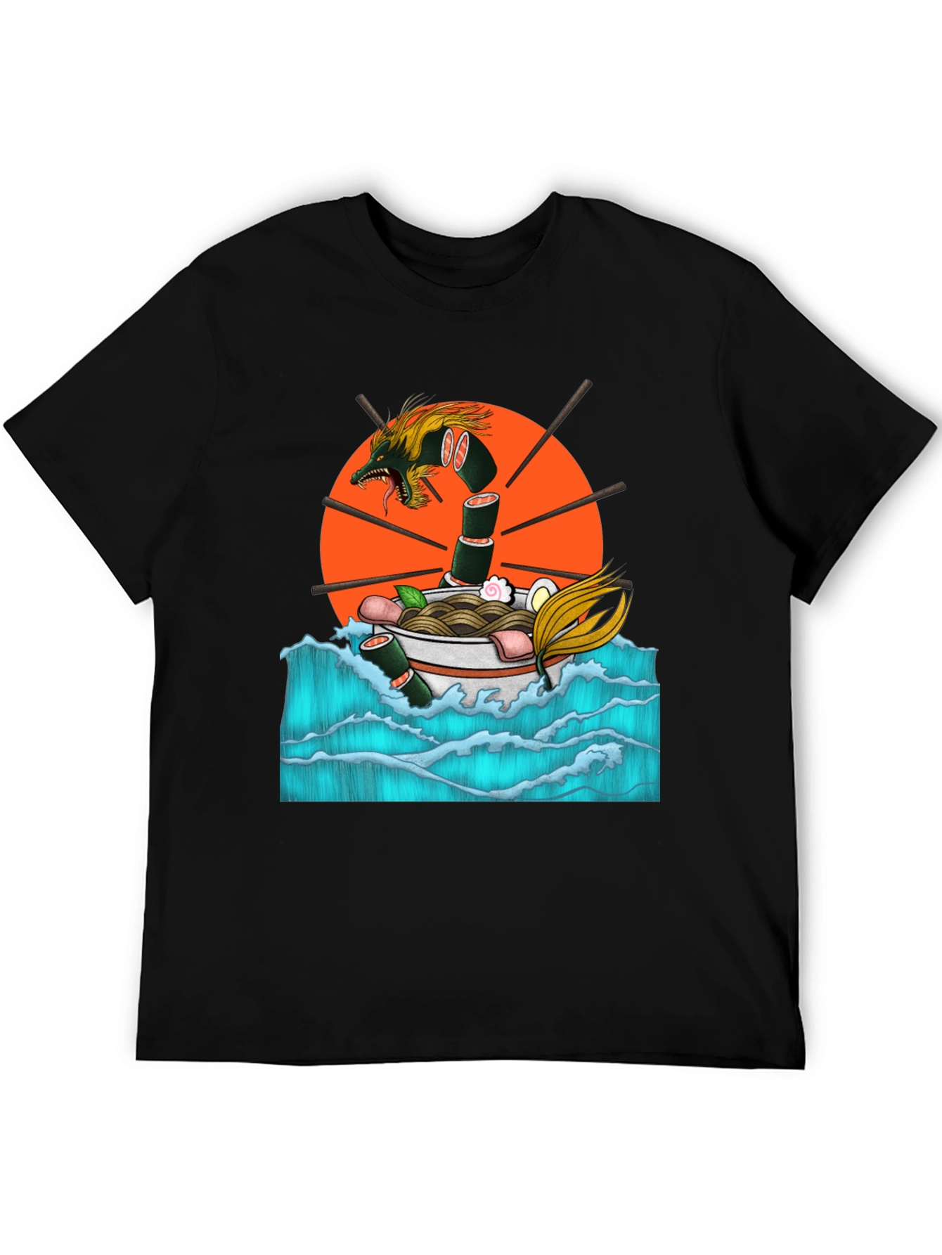 Ramen Dragon Graphic Tee - Comfort & Style