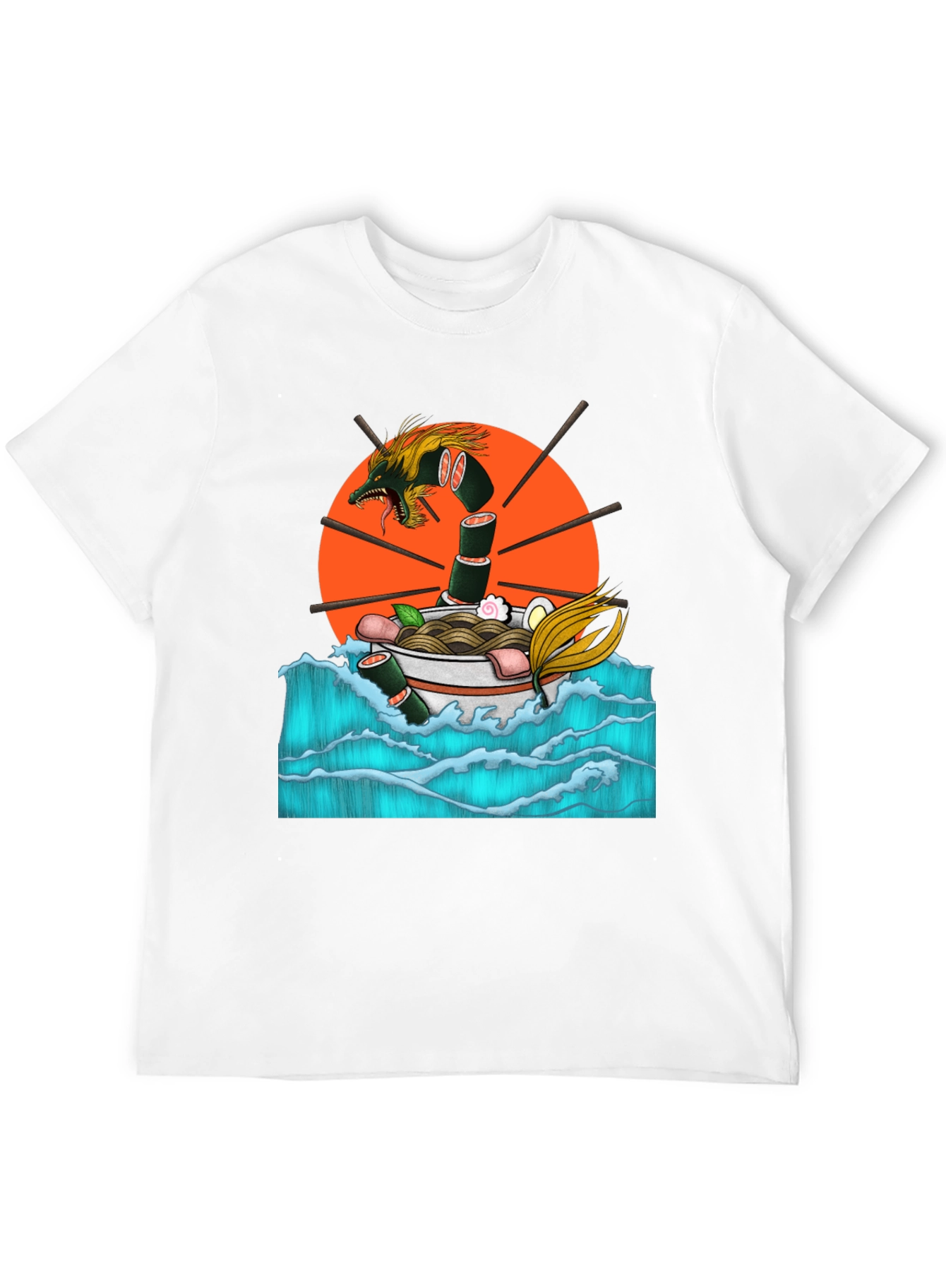 Ramen Dragon Graphic Tee - Comfort & Style