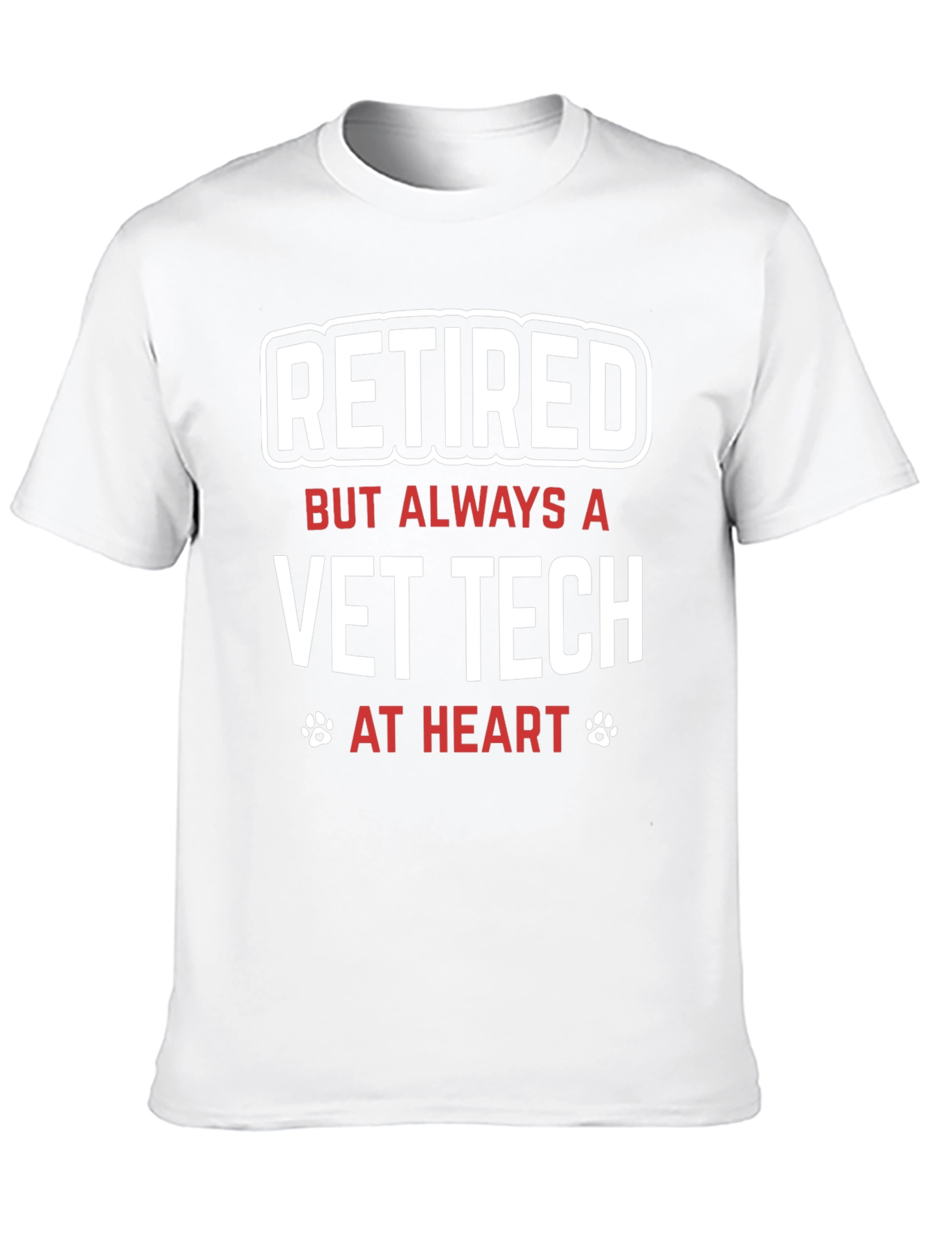 Retired Vet Tech T-Shirt - Always at Heart