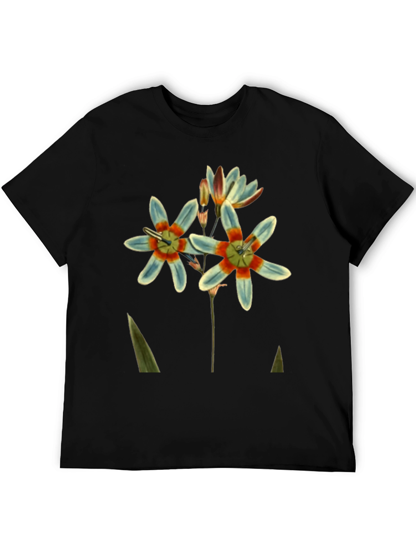 Floral Graphic Tee - Stylish Botanical Design