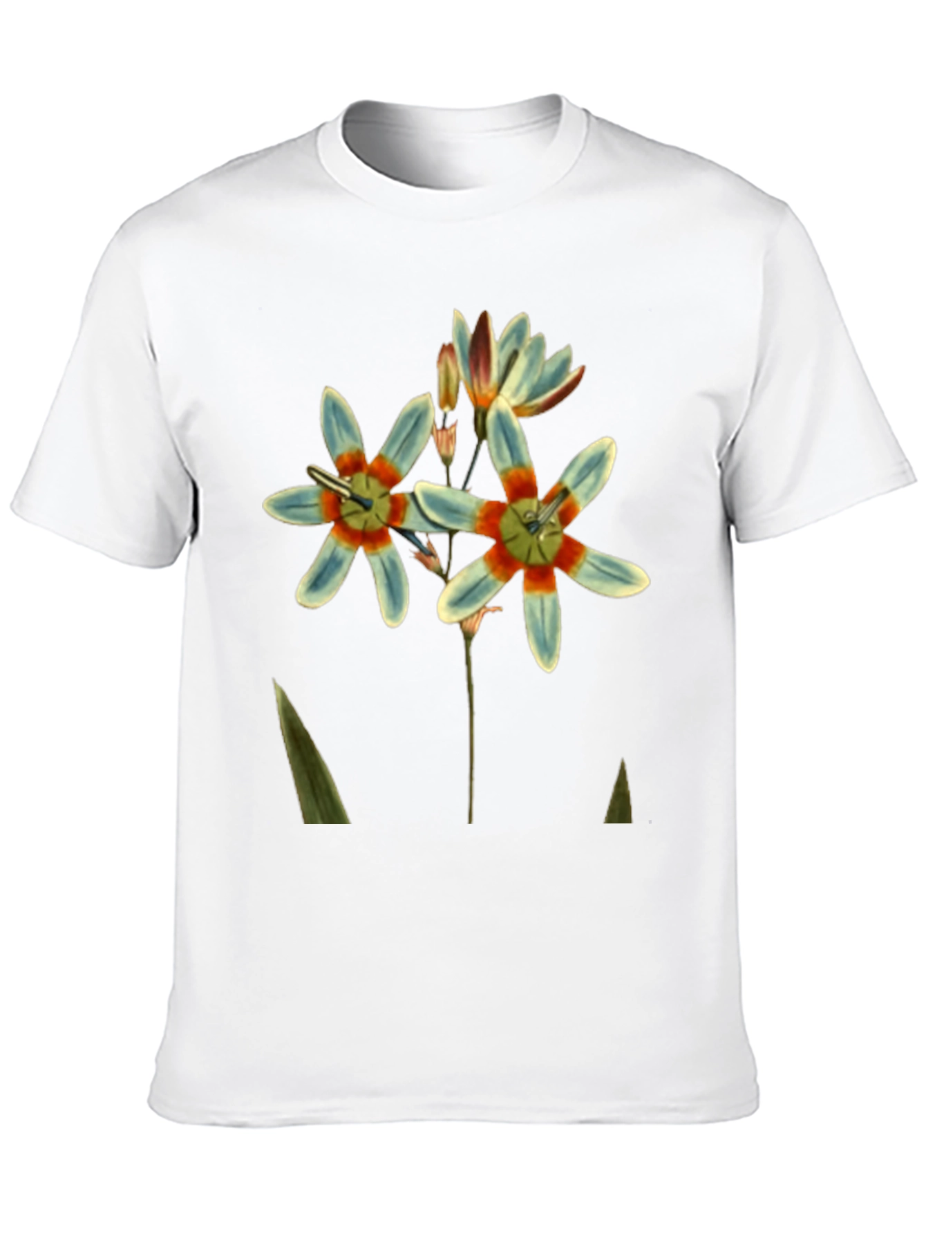 Floral Graphic Tee - Stylish Botanical Design
