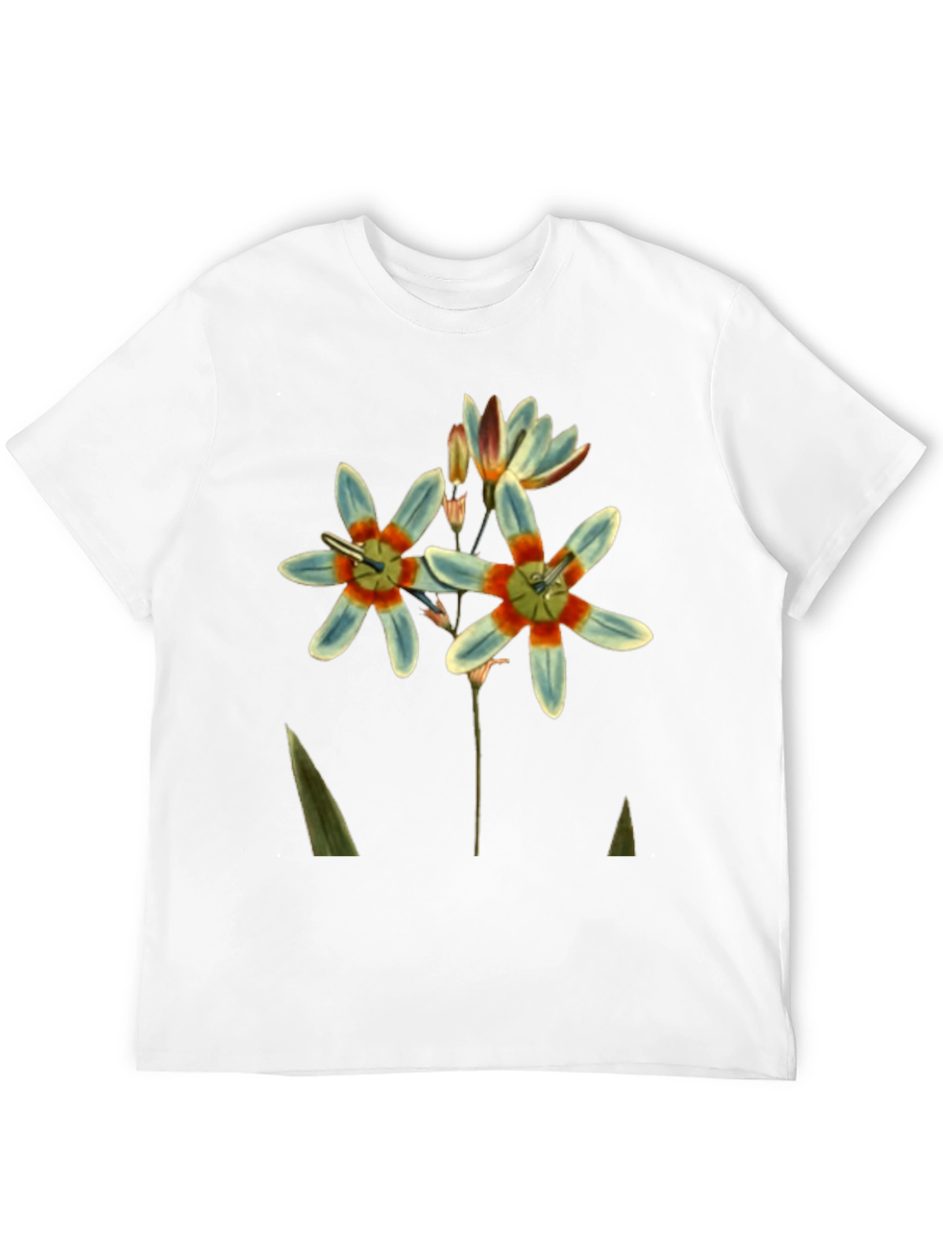 Floral Graphic Tee - Stylish Botanical Design