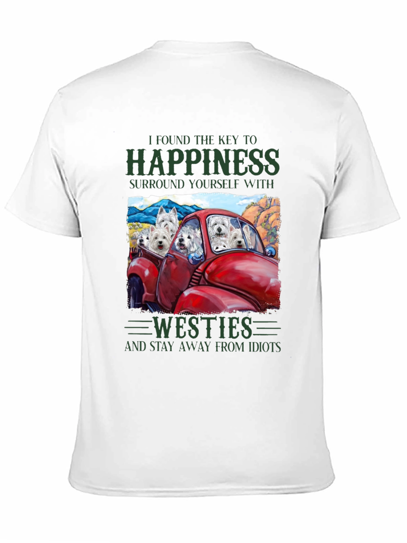 Westies Happiness Graphic T-Shirt