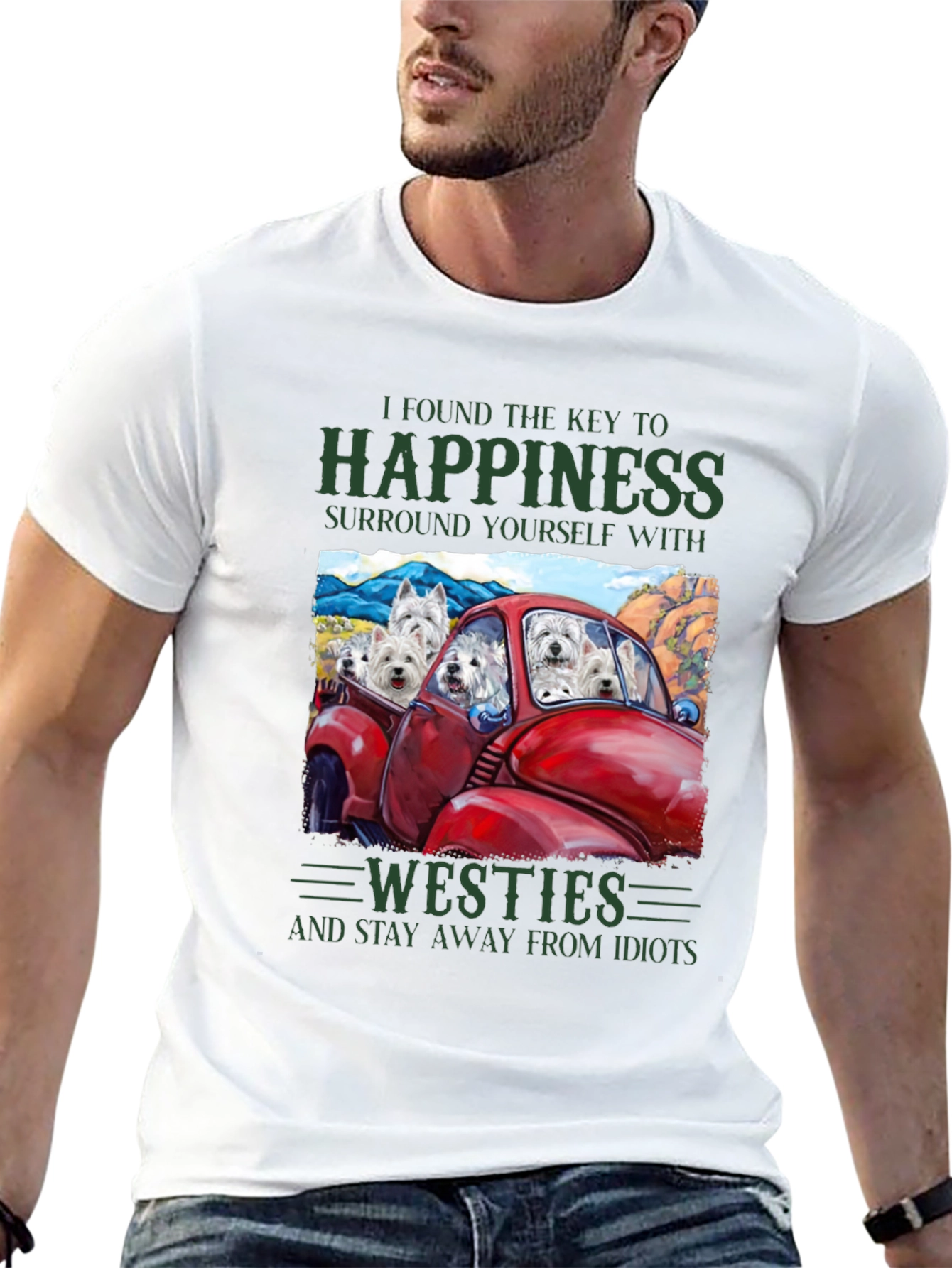 Westies Happiness Graphic T-Shirt