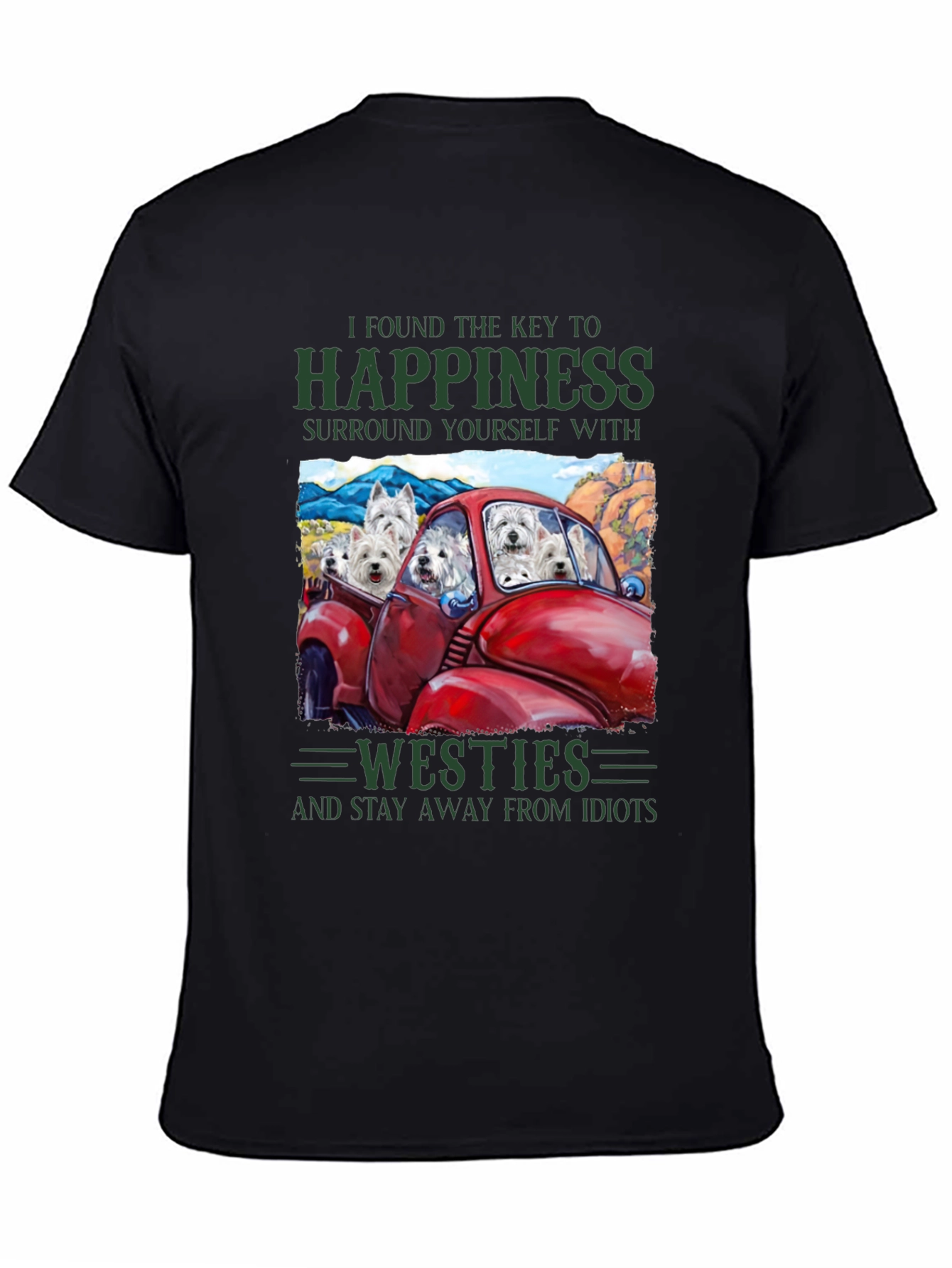 Westies Happiness Graphic T-Shirt