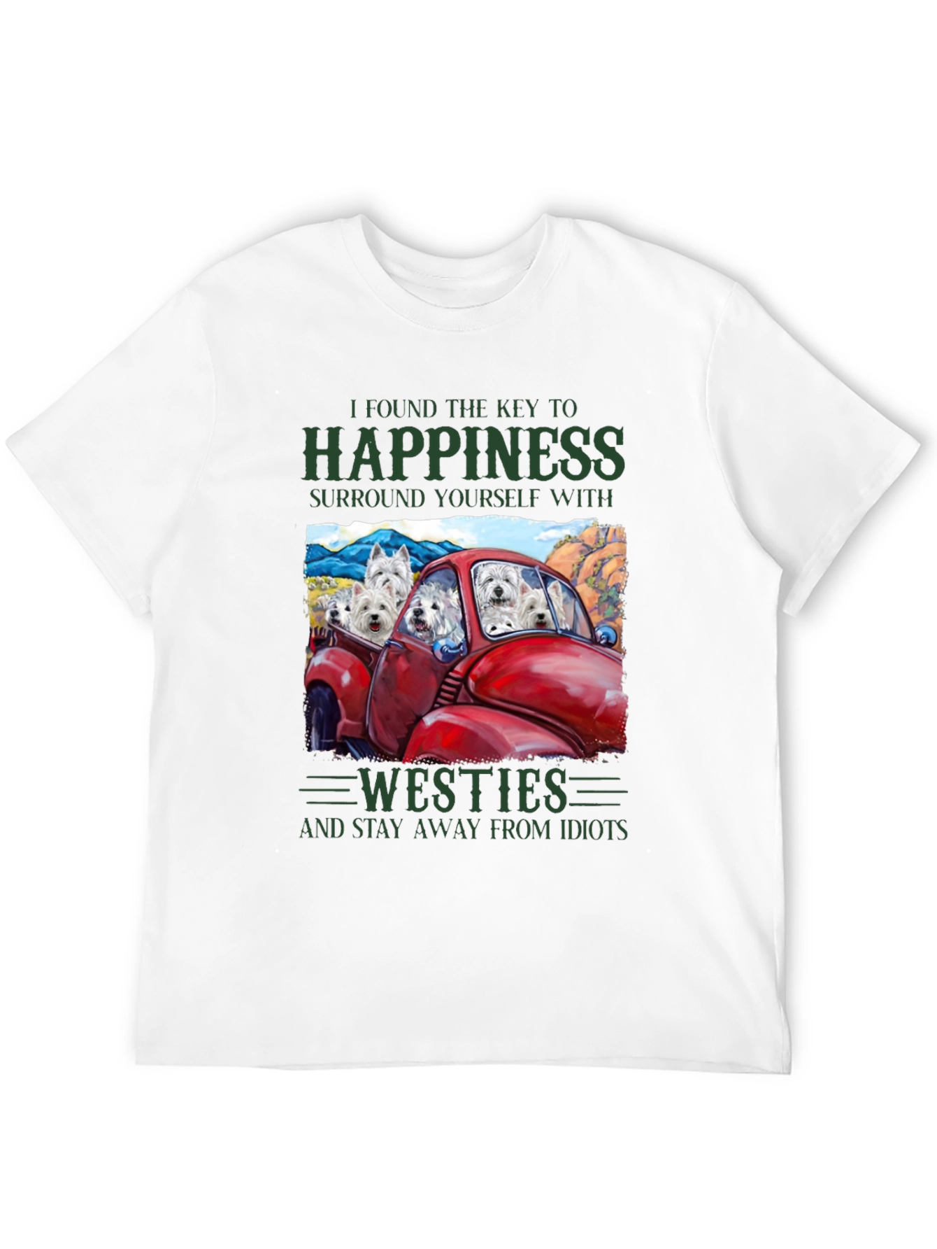 Westies Happiness Graphic T-Shirt