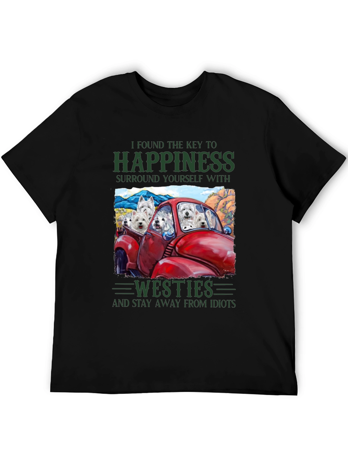 Westies Happiness Graphic T-Shirt