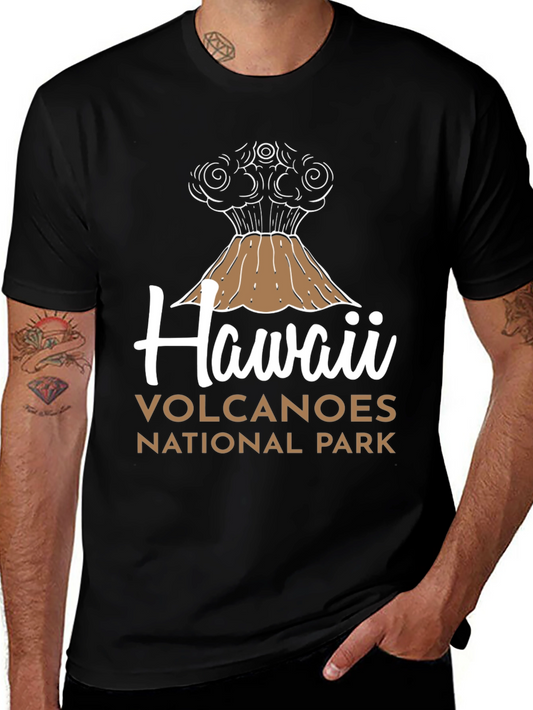Hawaii Volcanoes National Park Black T-Shirt