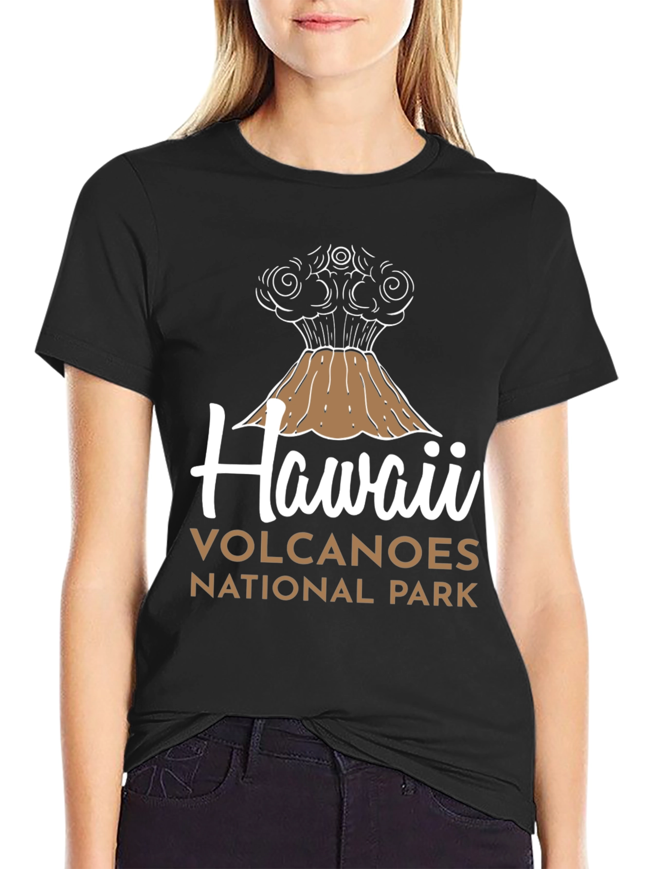 Hawaii Volcanoes National Park Black T-Shirt