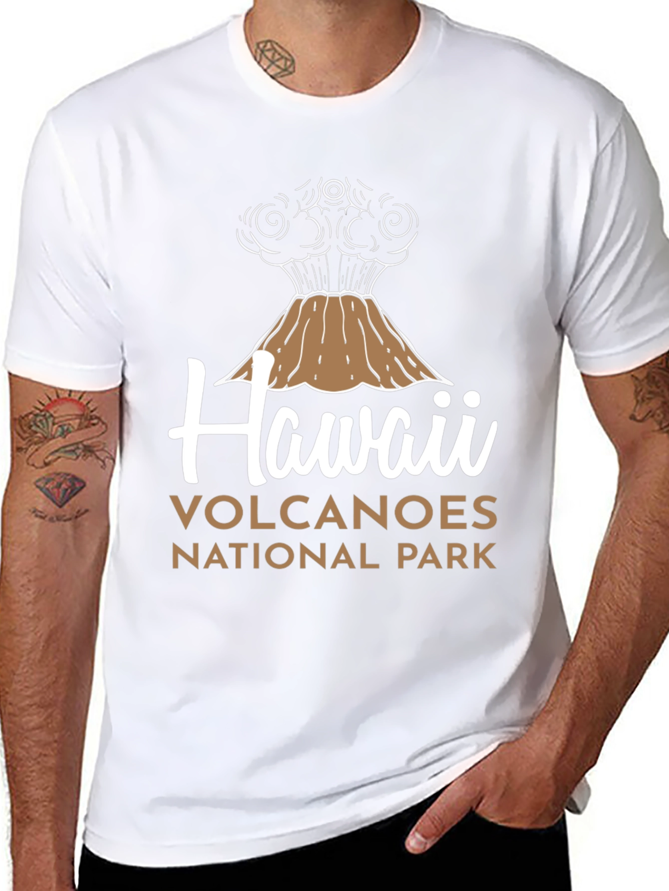 Hawaii Volcanoes National Park Black T-Shirt