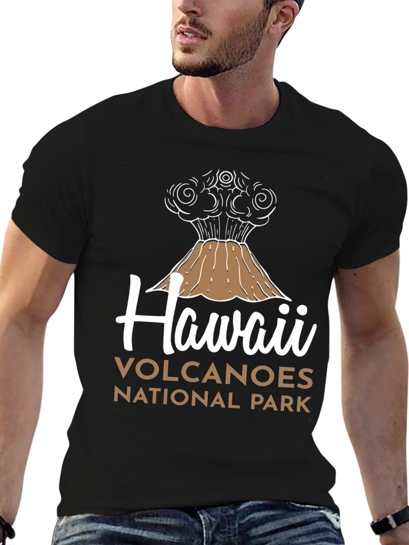 Hawaii Volcanoes National Park Black T-Shirt