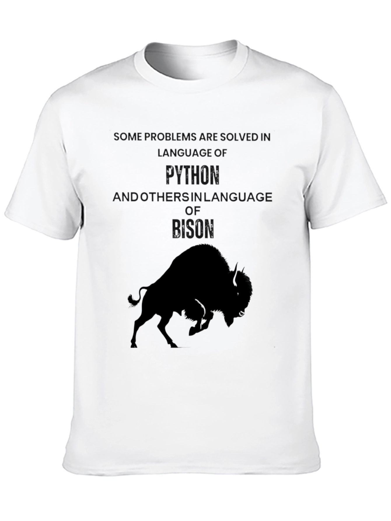 Python & Bison Graphic Tee - Black