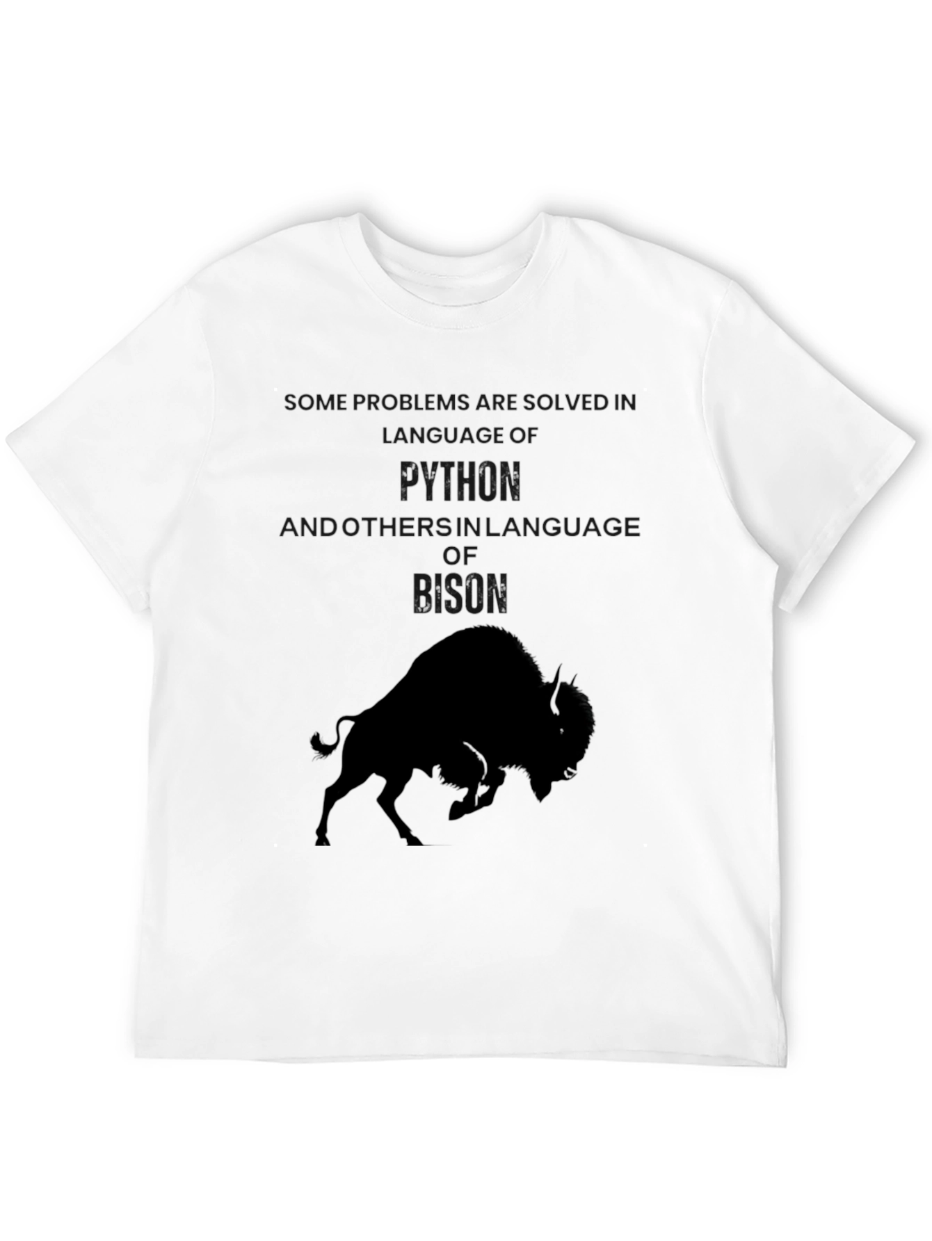 Python & Bison Graphic Tee - Black