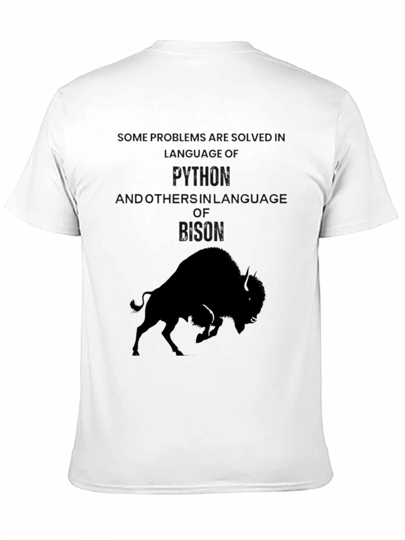 Python & Bison Graphic Tee - Black