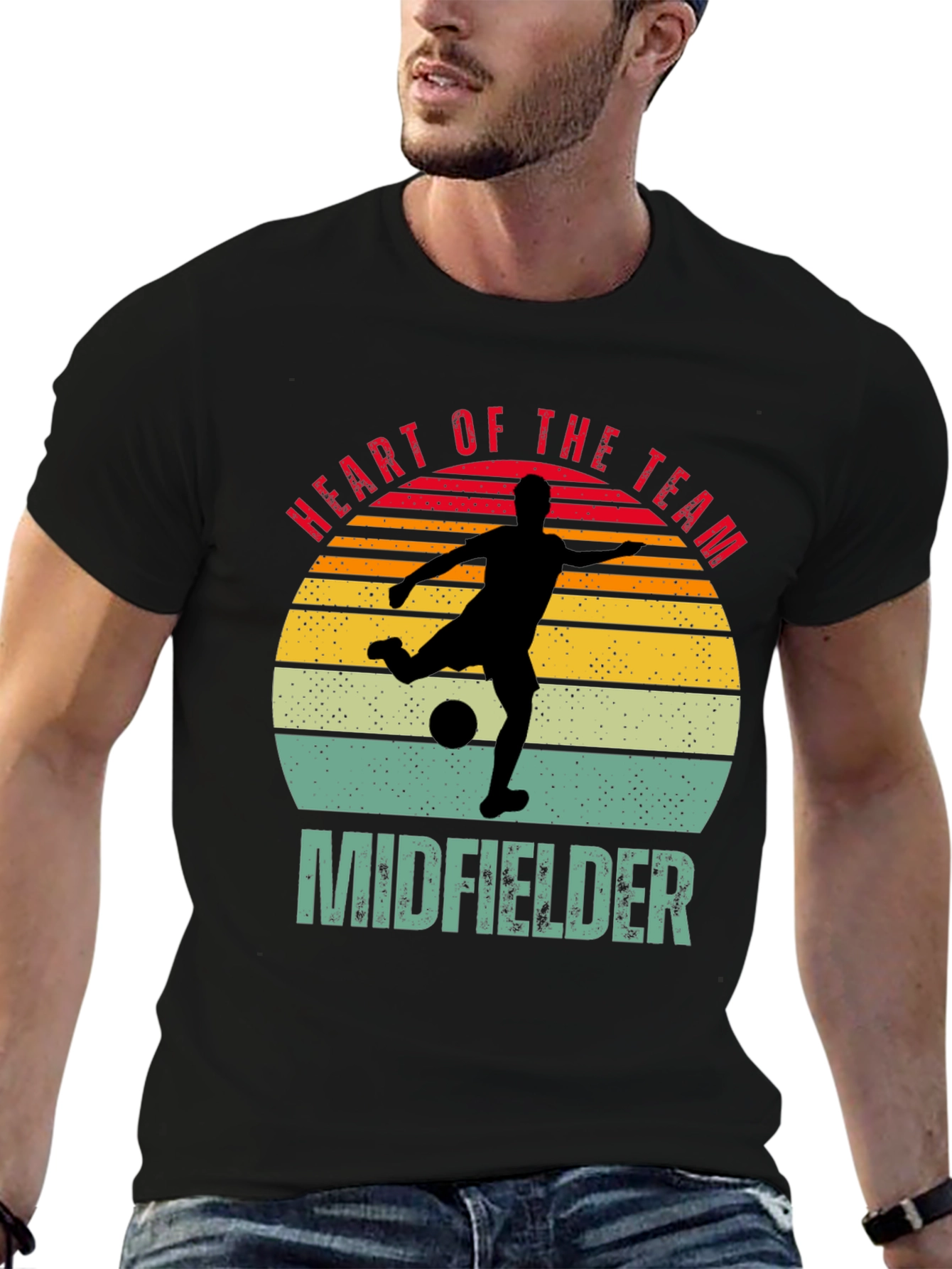 Heart of the Team Midfielder Soccer T-Shirt