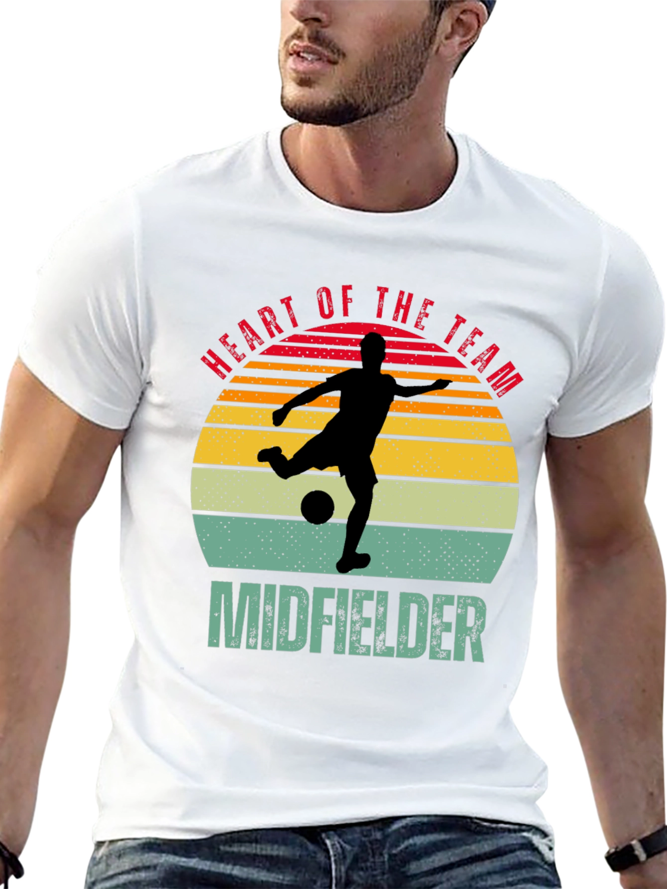 Heart of the Team Midfielder Soccer T-Shirt