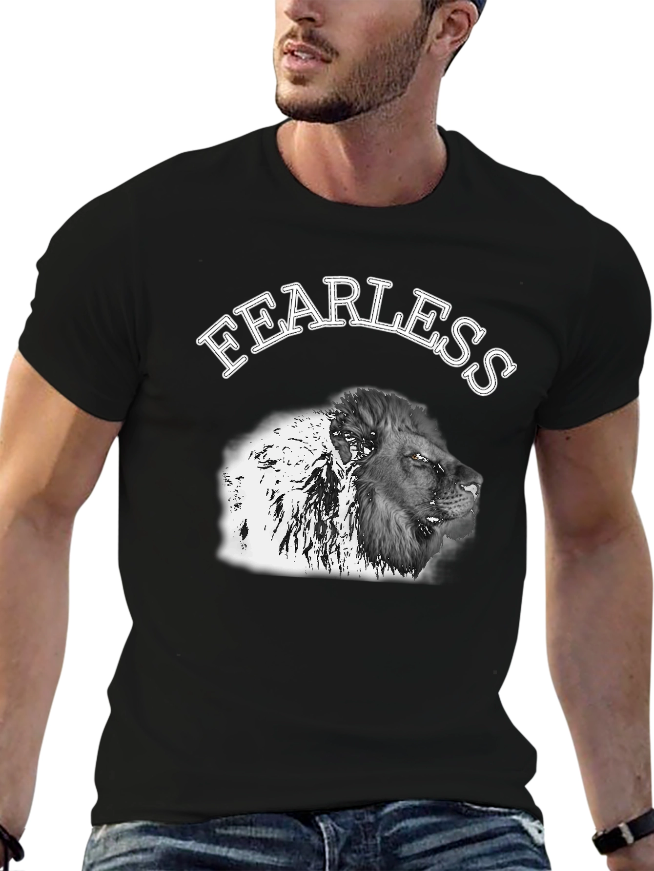 Fearless Lion Graphic Tee