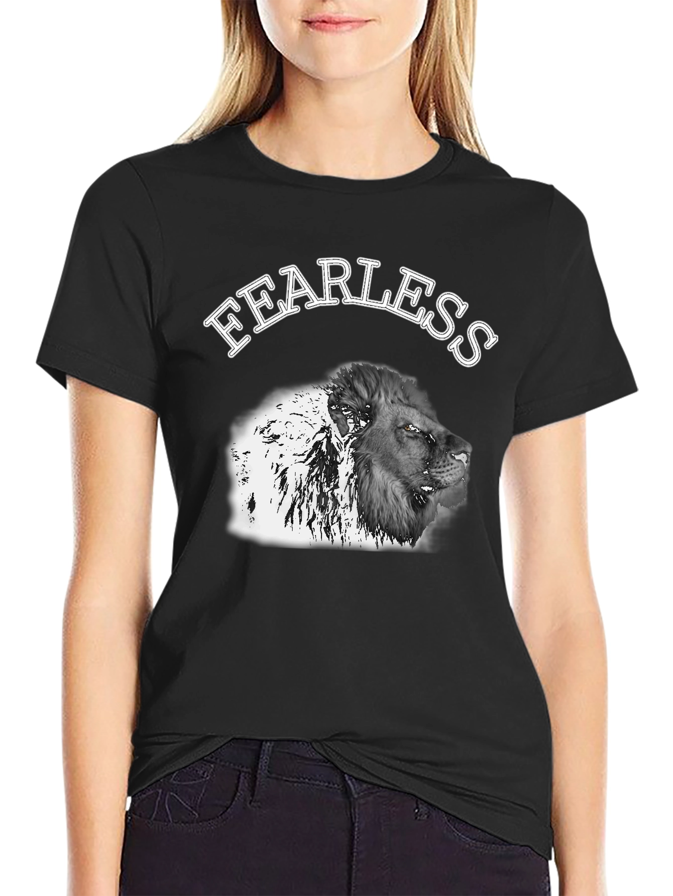 Fearless Lion Graphic Tee