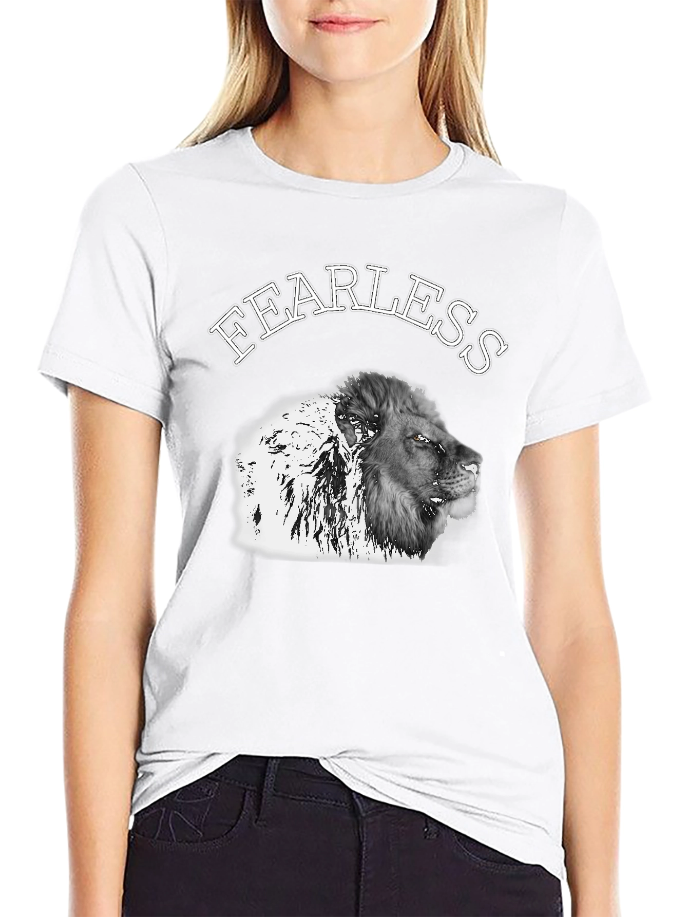 Fearless Lion Graphic Tee