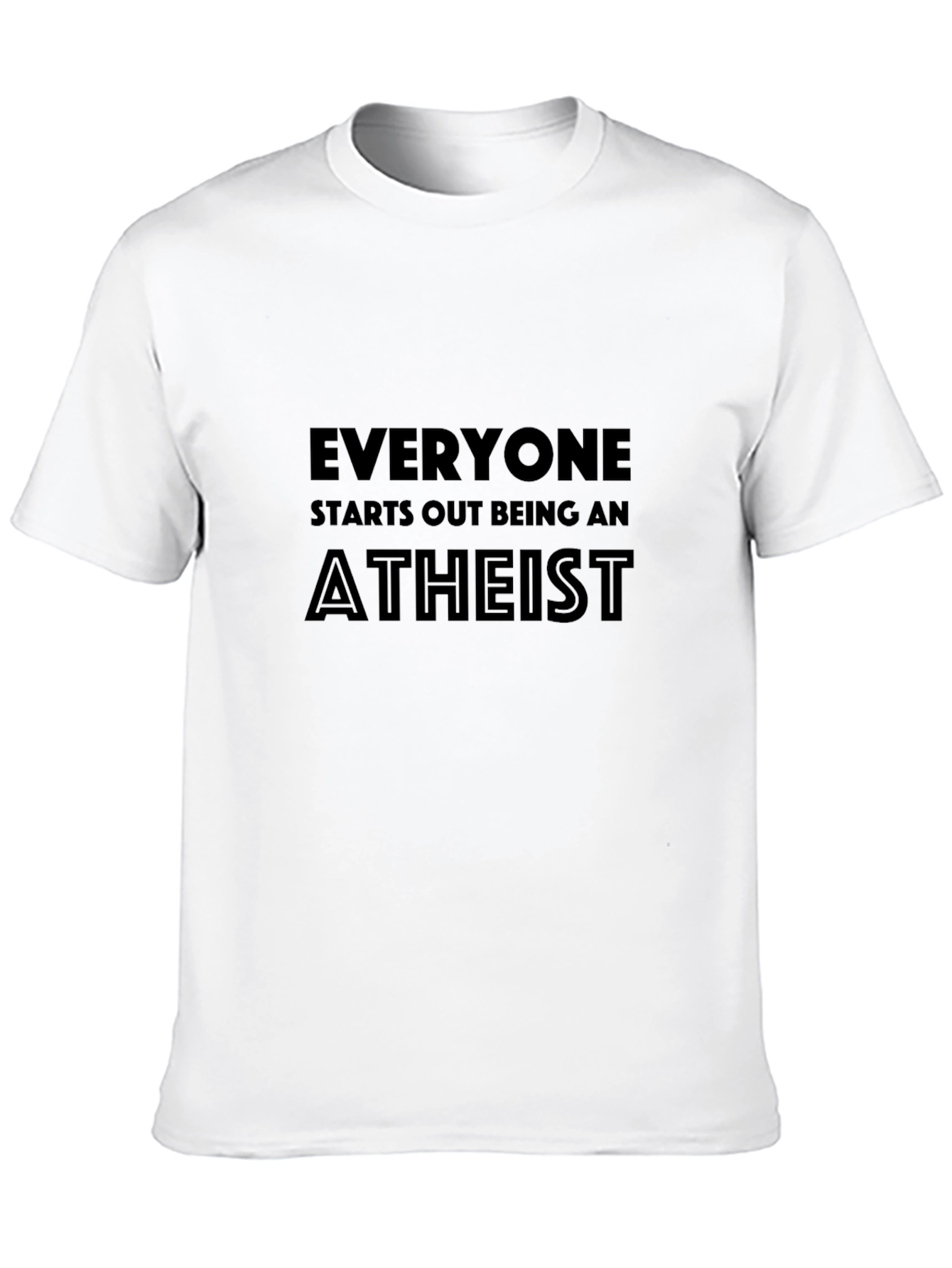 Atheist Statement Black T-Shirt