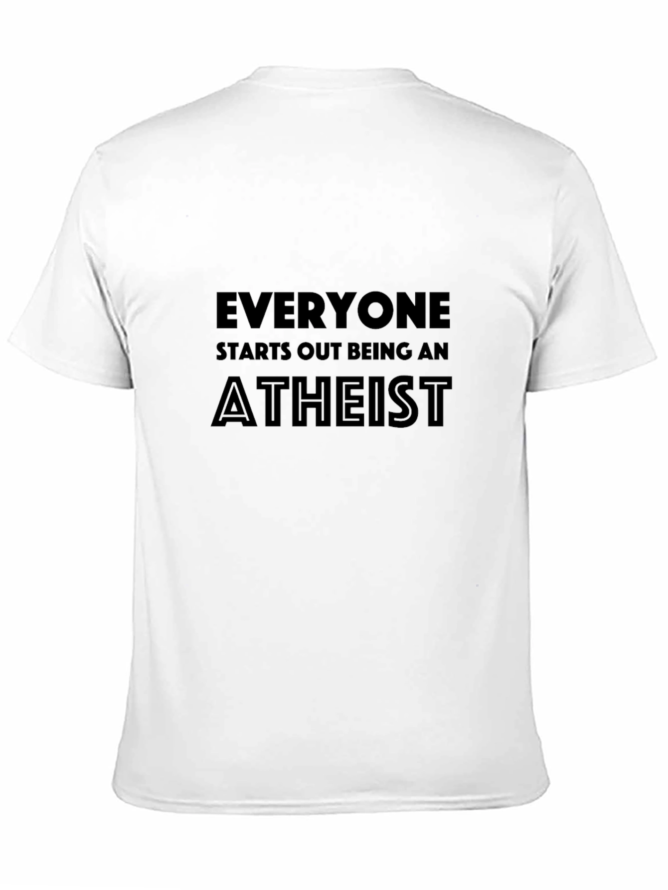 Atheist Statement Black T-Shirt