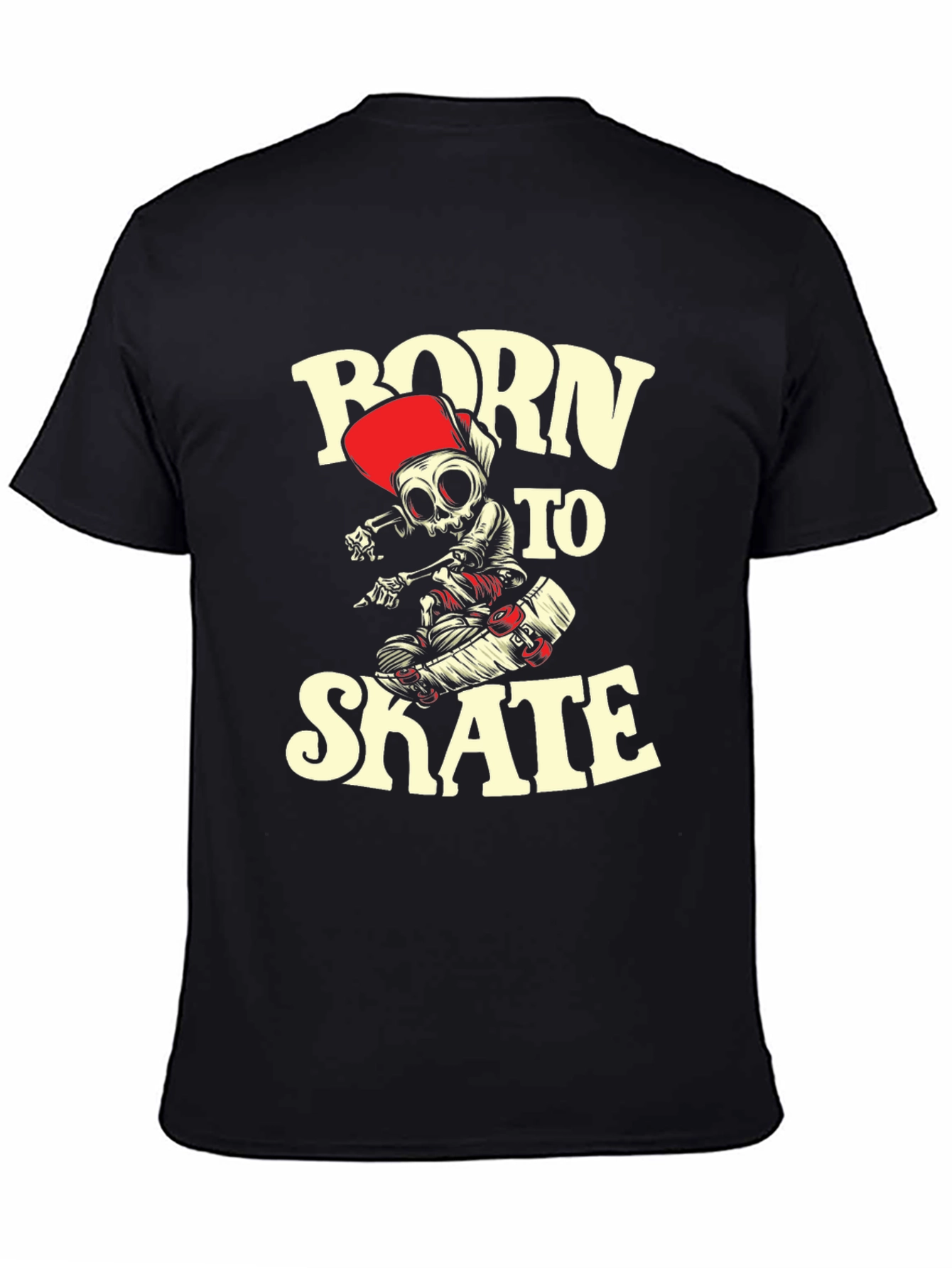 Born to Skate Graphic Tee - Black