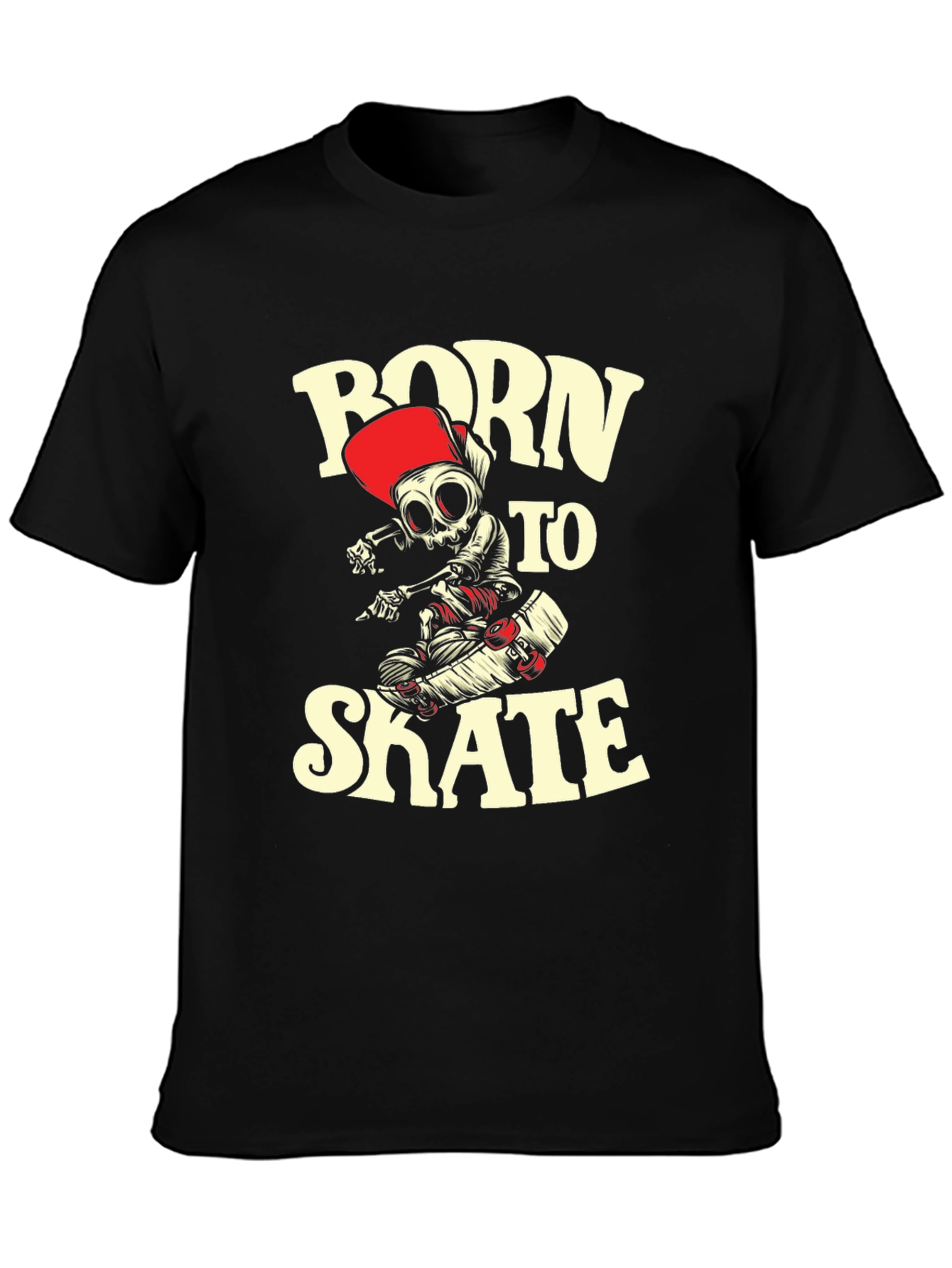 Born to Skate Graphic Tee - Black