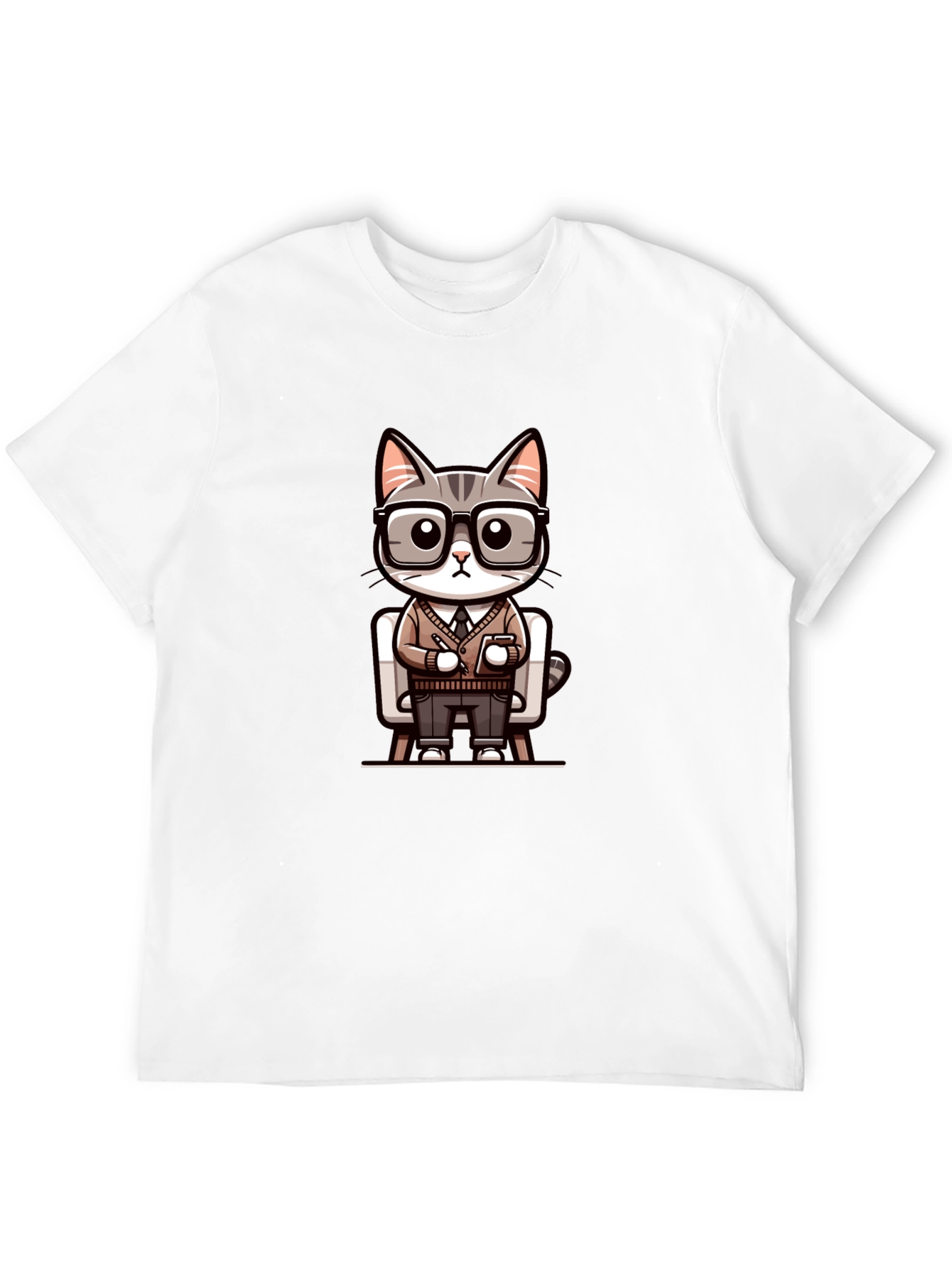 Professor Cat T-Shirt - Stylish & Unique Design