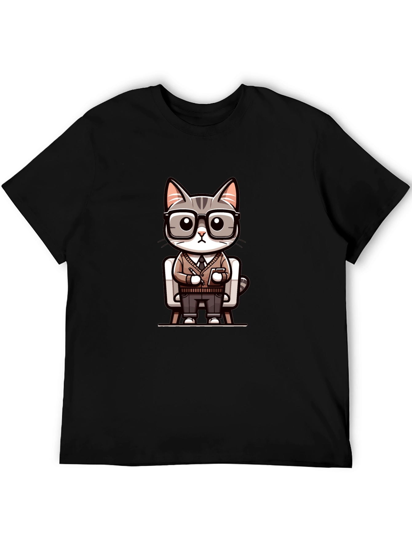 Professor Cat T-Shirt - Stylish & Unique Design
