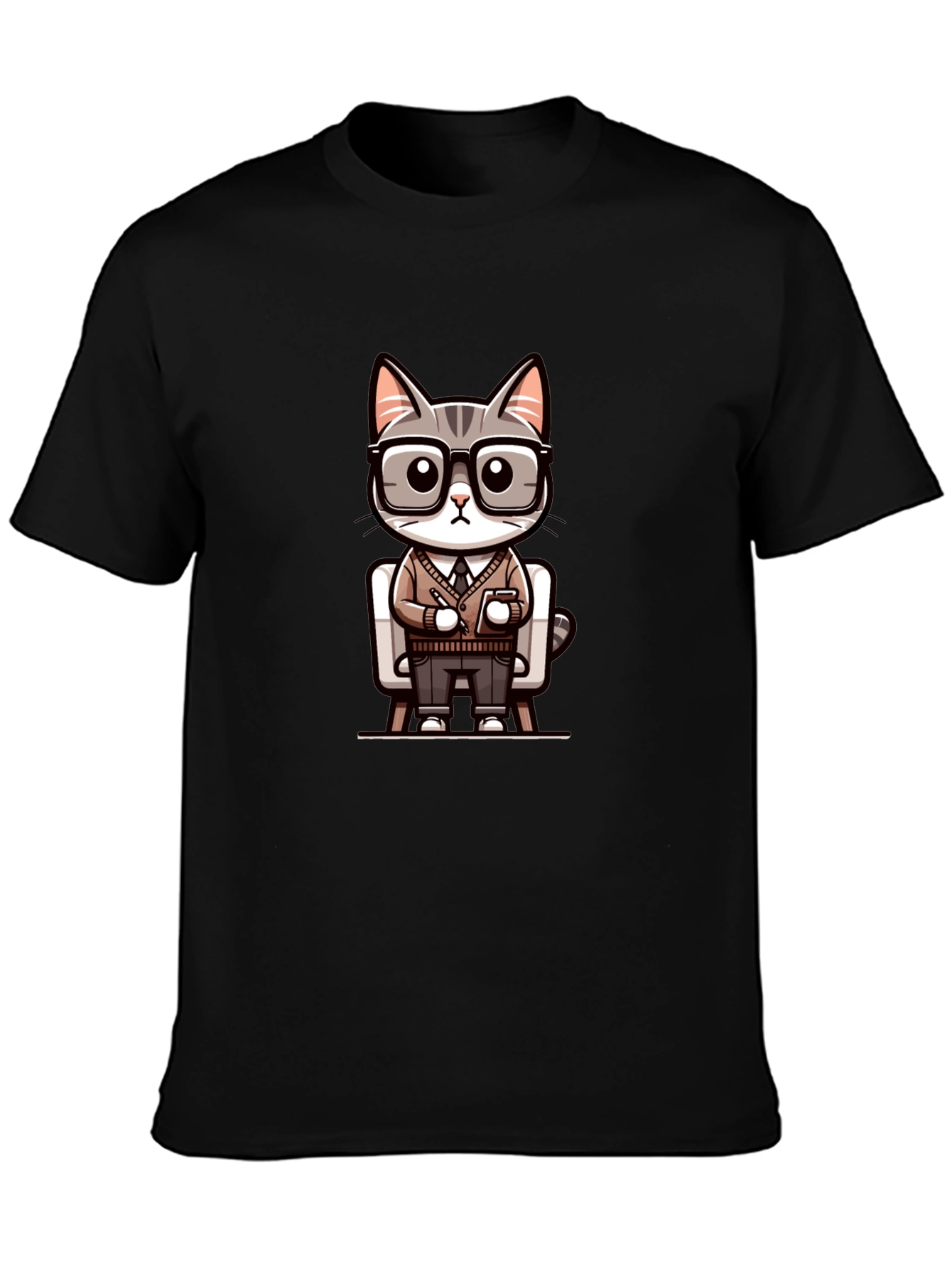 Professor Cat T-Shirt - Stylish & Unique Design