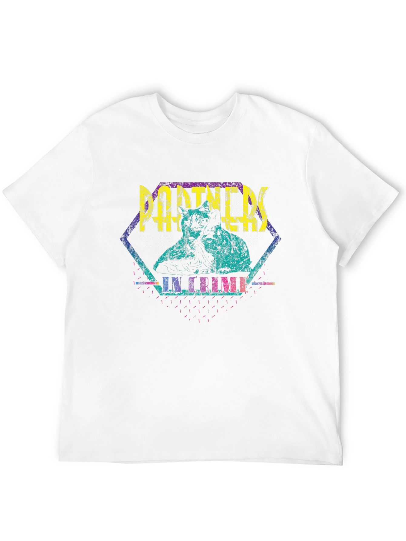 Partners in Crime Retro Graphic T-Shirt