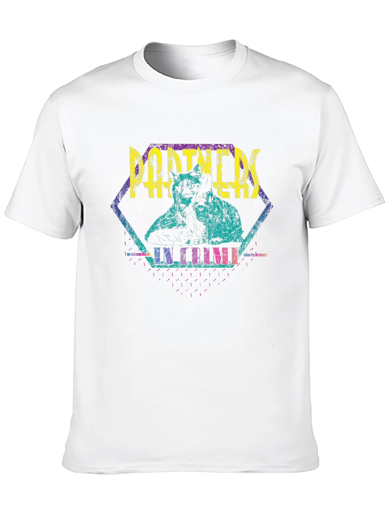 Partners in Crime Retro Graphic T-Shirt