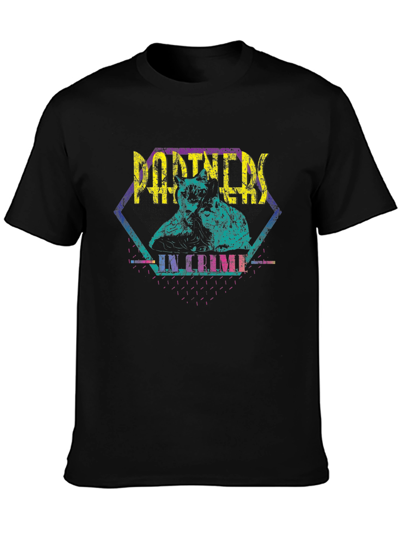 Partners in Crime Retro Graphic T-Shirt