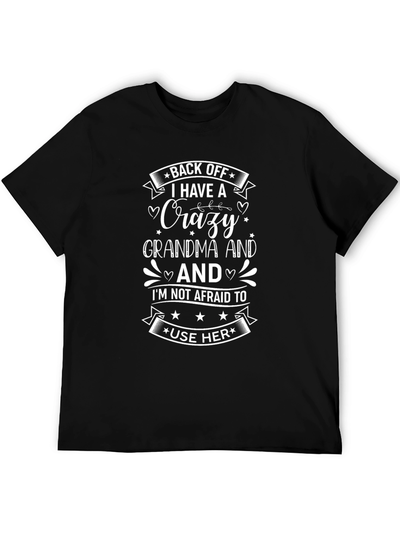 Crazy Grandma Graphic Tee - Back Off T-Shirt