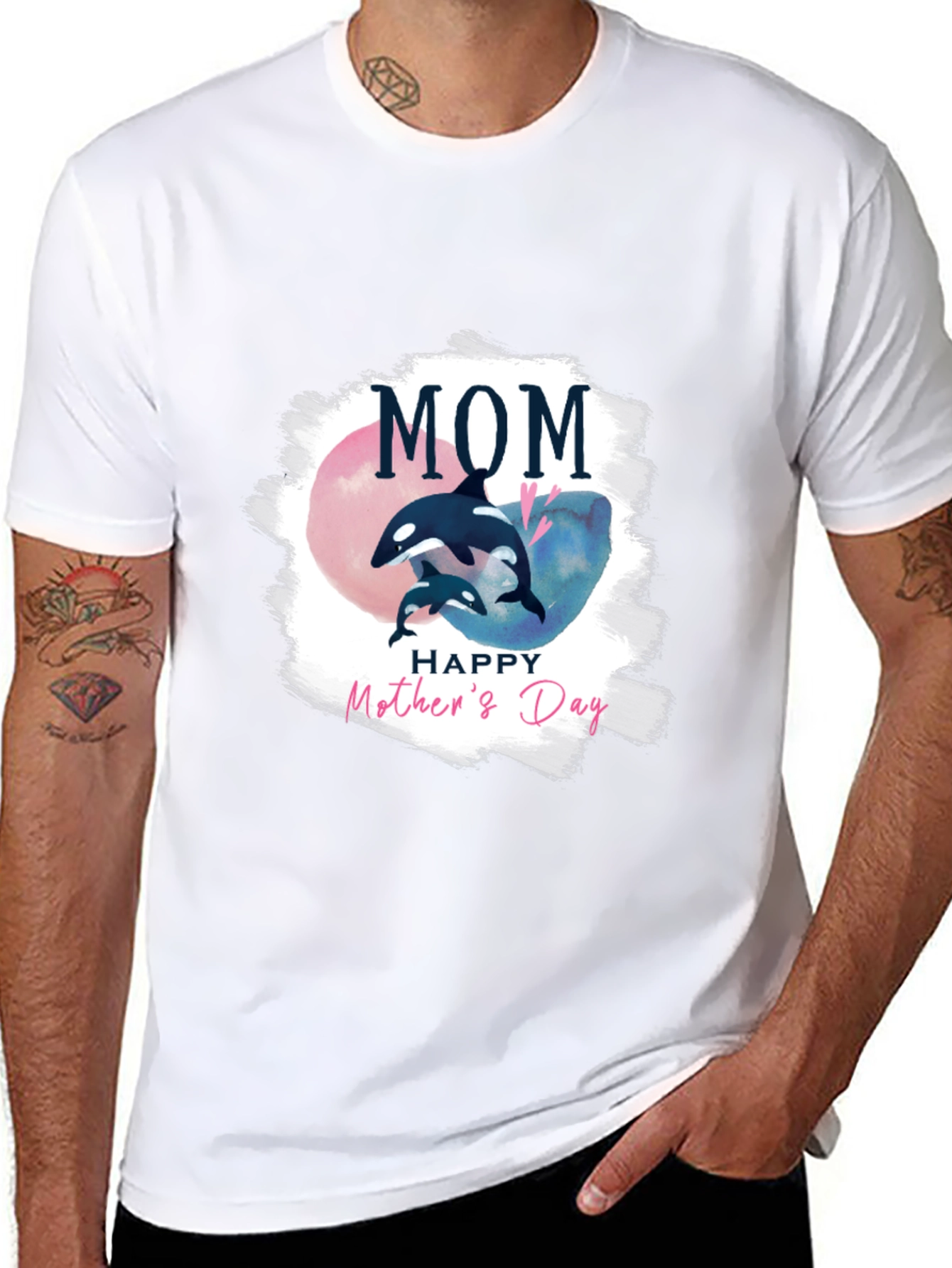 Orca Mom T-Shirt - Happy Mothers Day