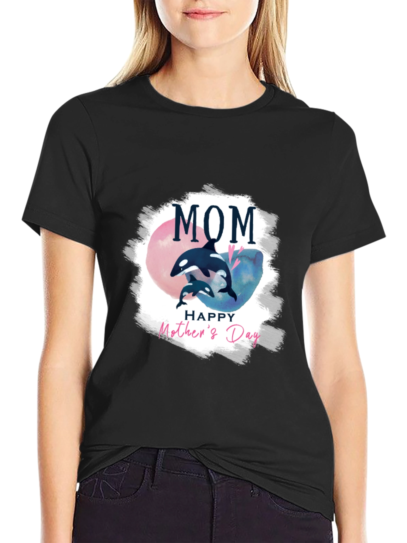 Orca Mom T-Shirt - Happy Mothers Day