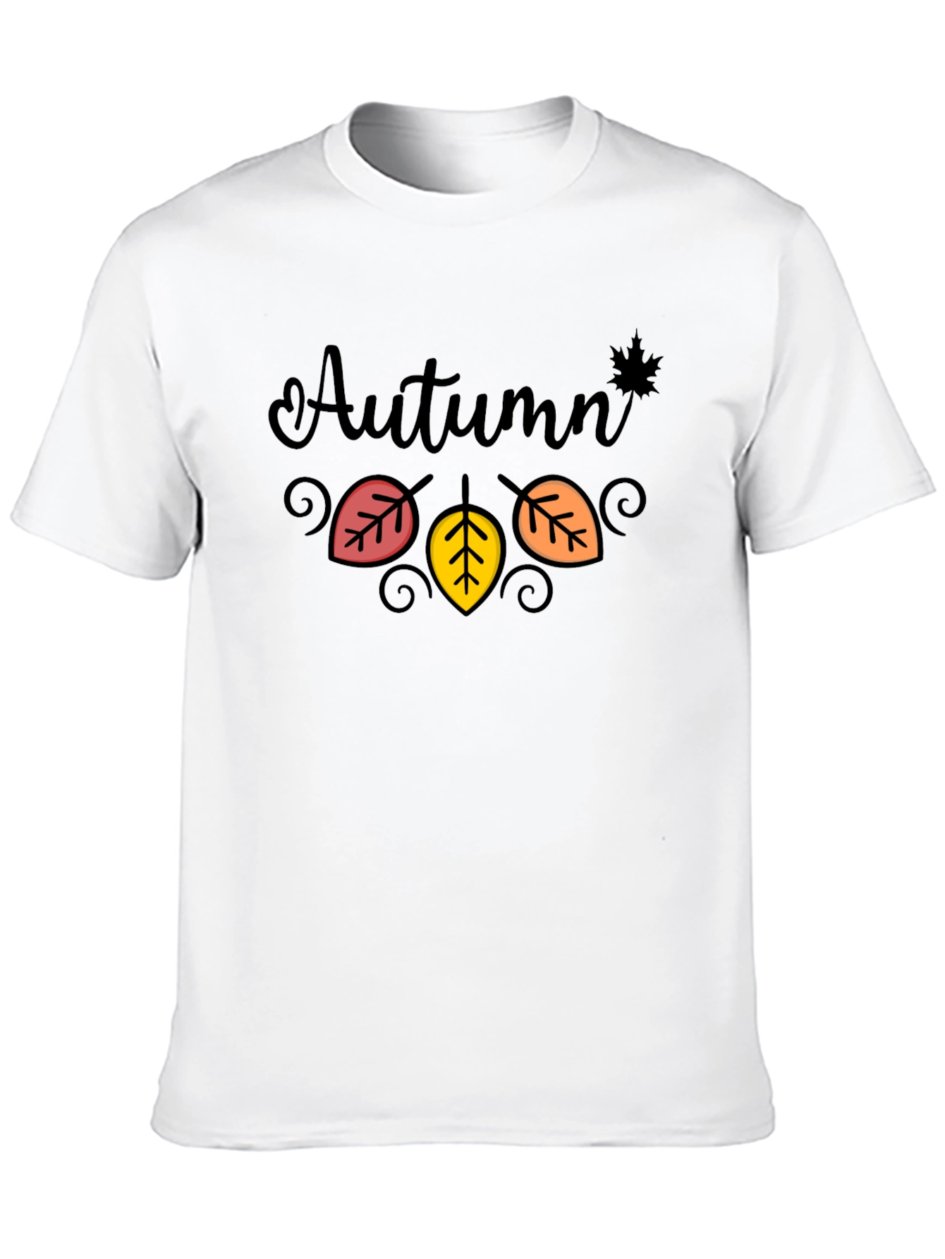 Autumn Leaves Graphic Tee - Seasonal Style