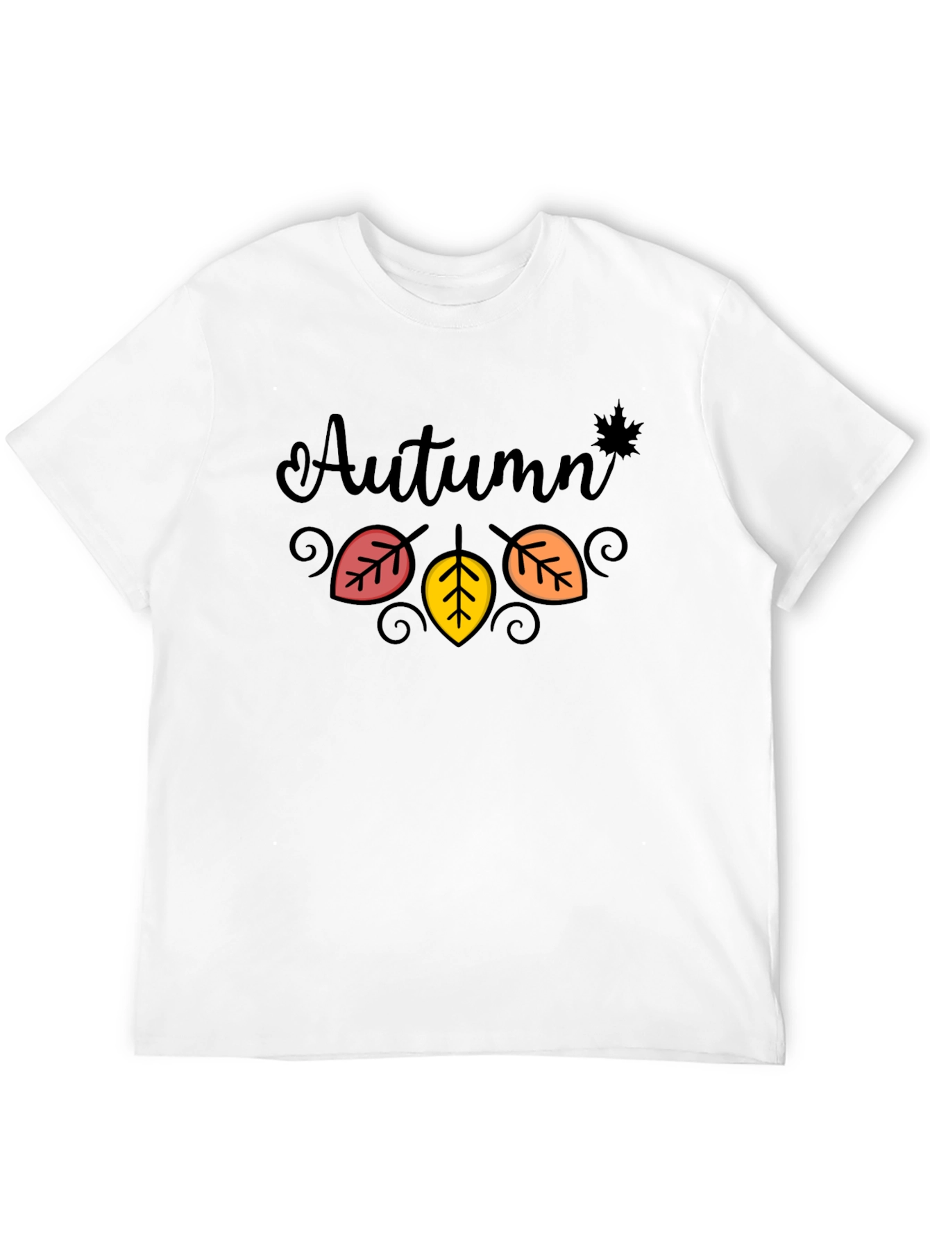 Autumn Leaves Graphic Tee - Seasonal Style