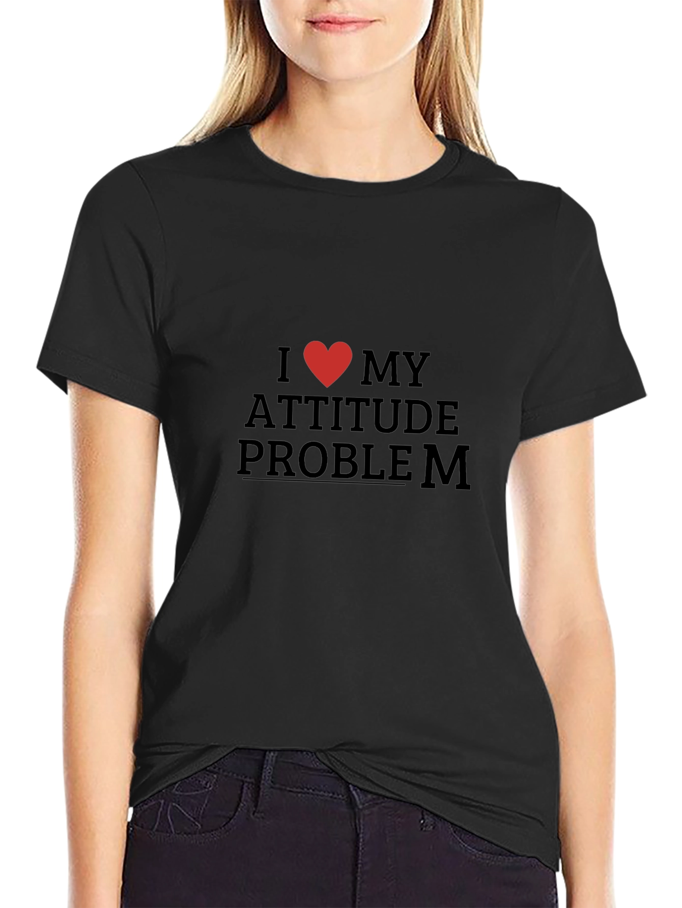 I Love My Attitude Problem Graphic Tee