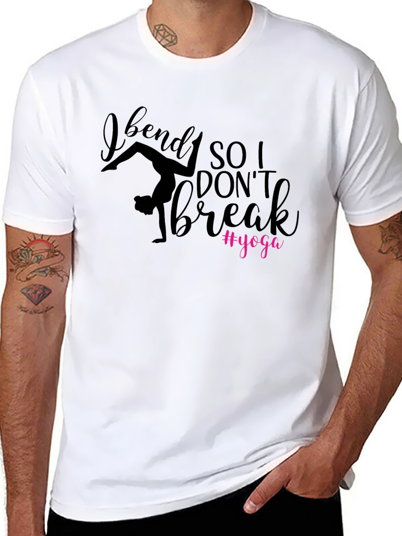 I Bend So I Dont Break Yoga Tee